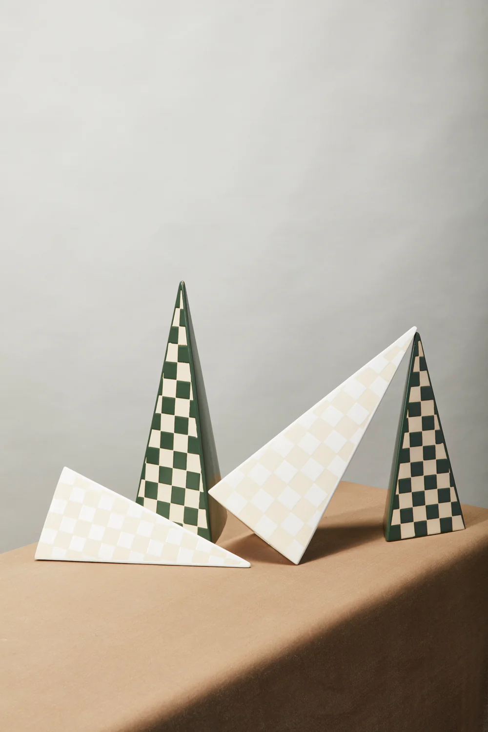 Checker Tree Figurine Set of 2 By Accent Decor - Image 3