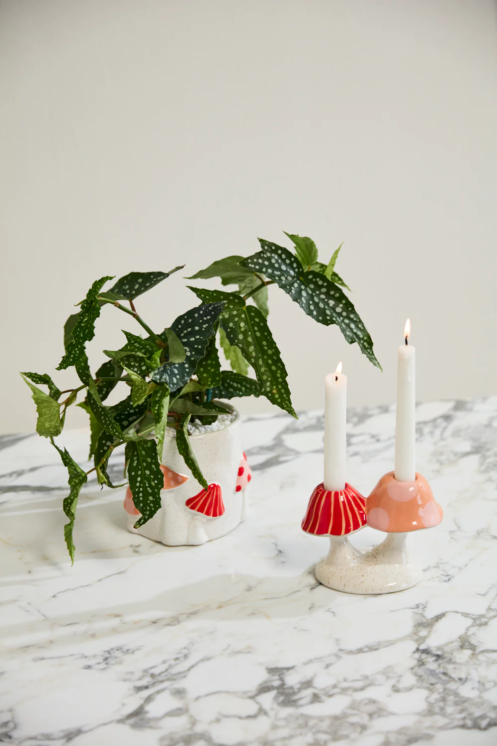 Cheerful Mushroom Collection Set of 4 By Accent Decor - Image 3