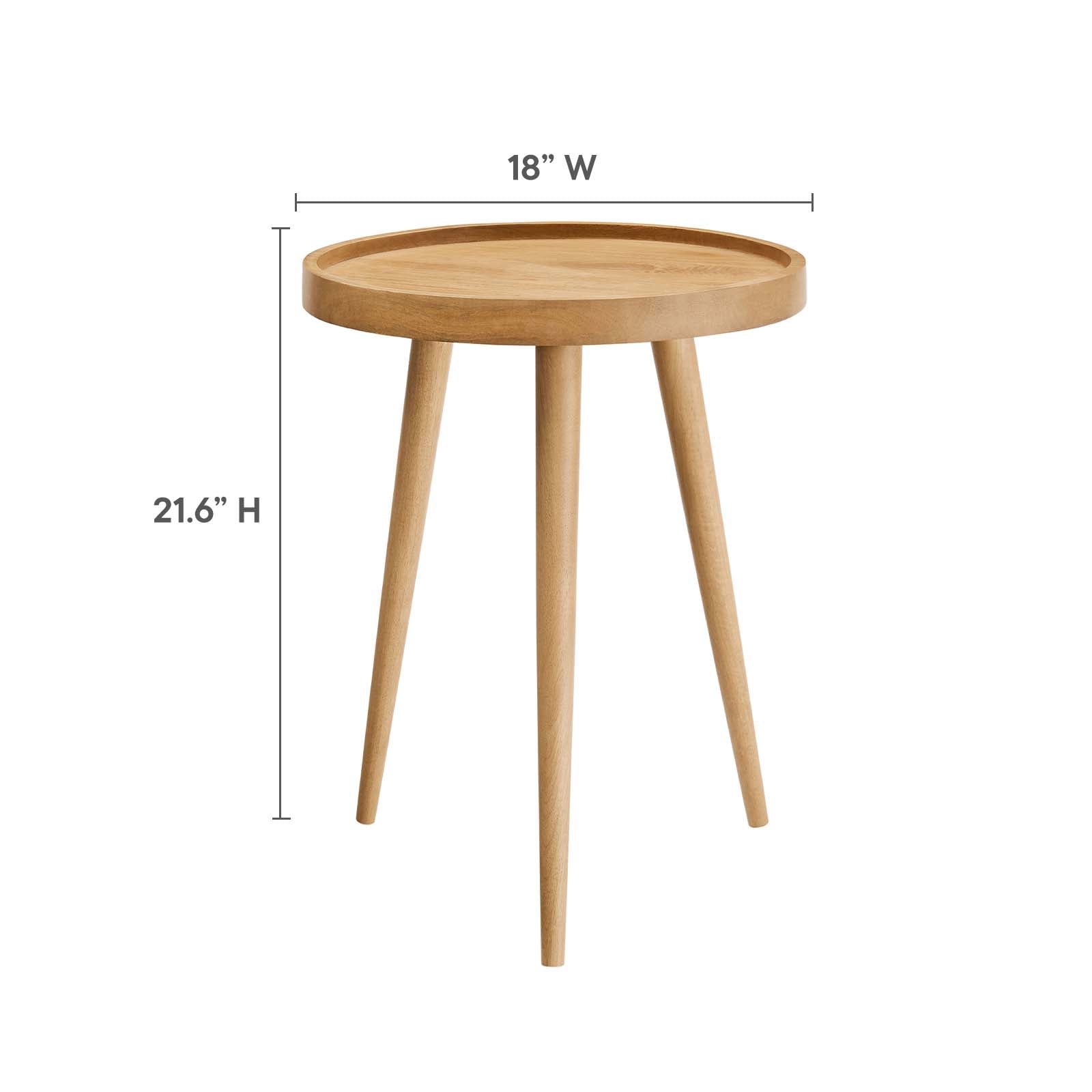 Chiro Round Wood Side Table By Modway - EEI-6830 - Image 14