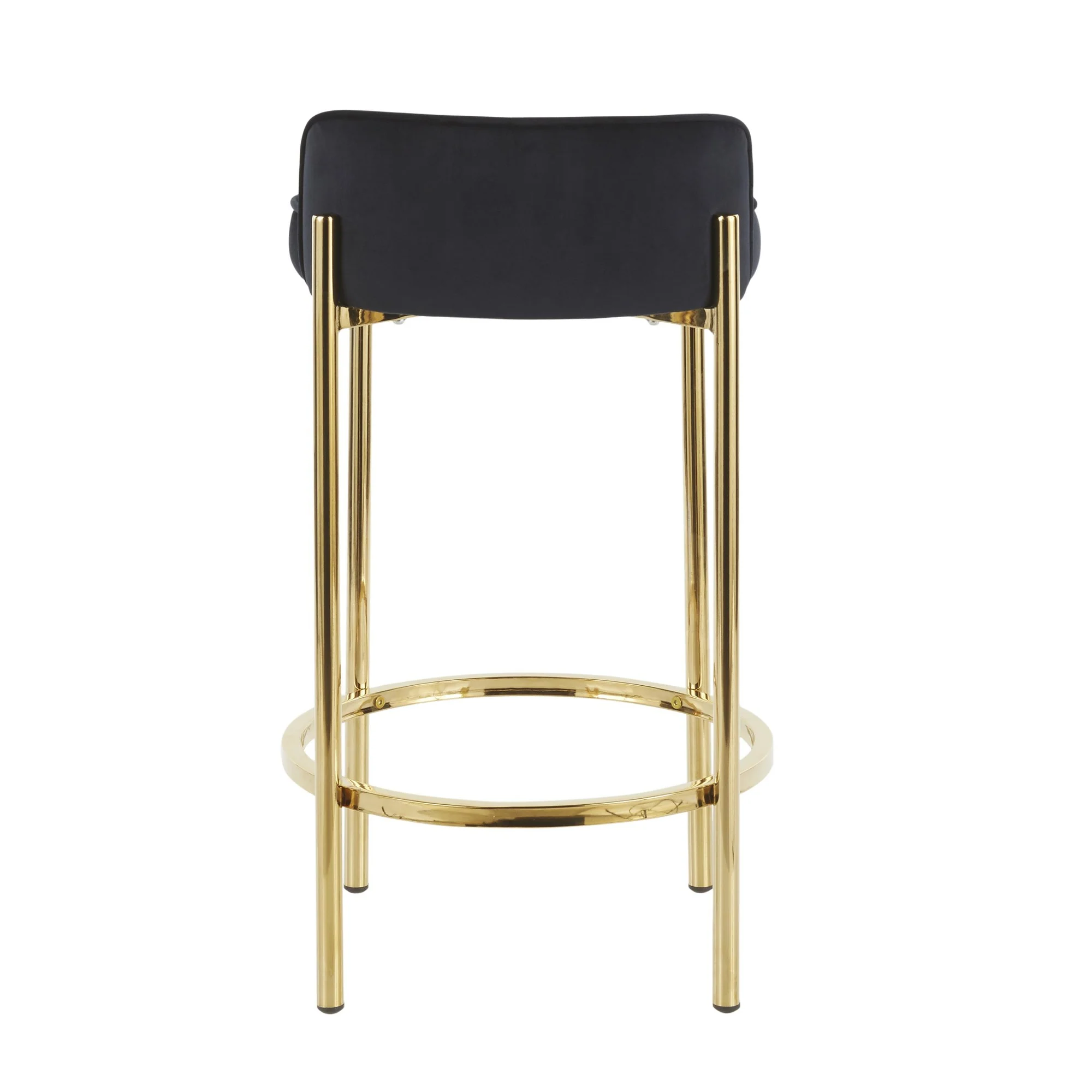 Chloe Counter Stool - Set of 2 Black By LumiSource - B26-CHLOE AUBK2 - Image 8