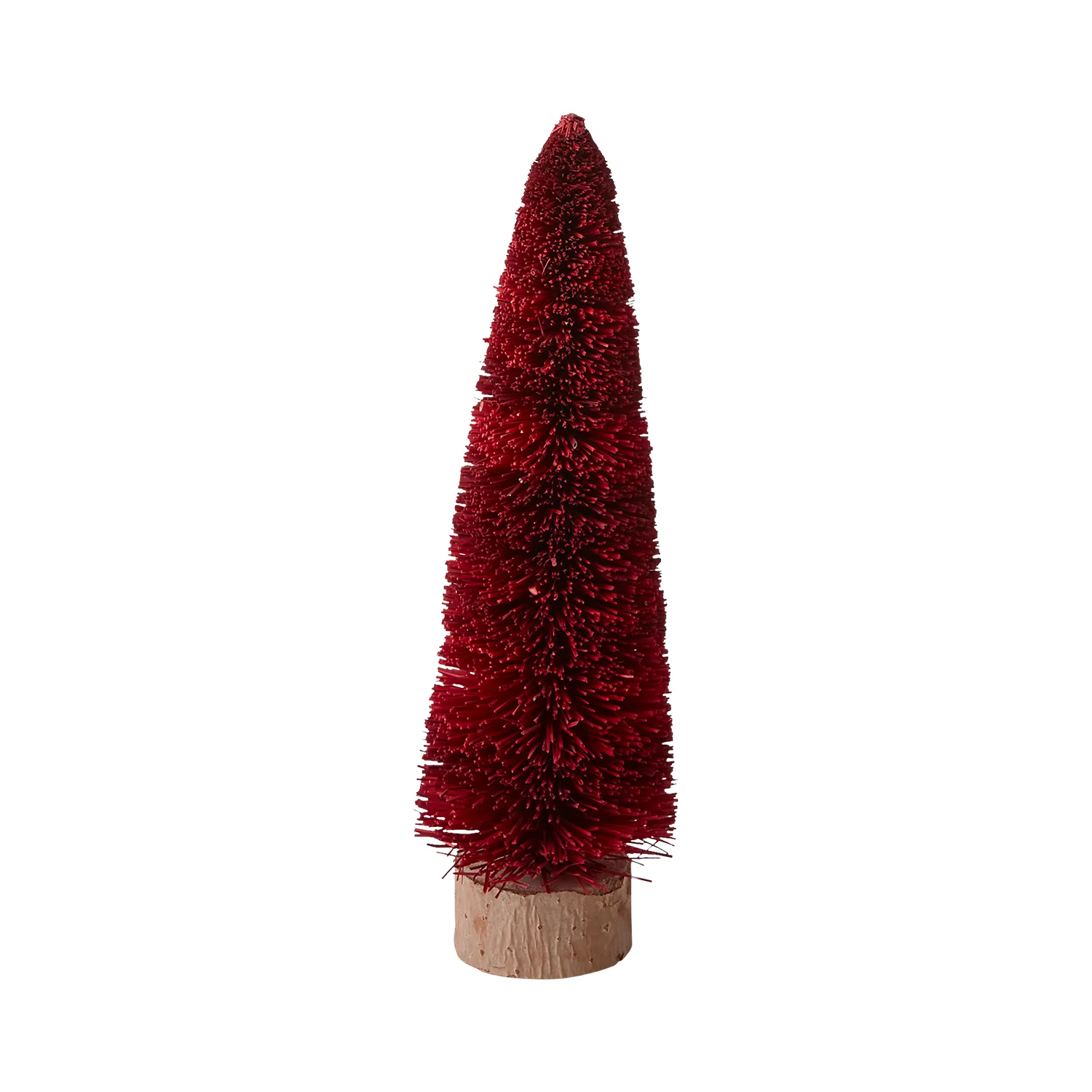 Christmas Bottle Brush Tree Set of 8 By Accent Decor - Image 6