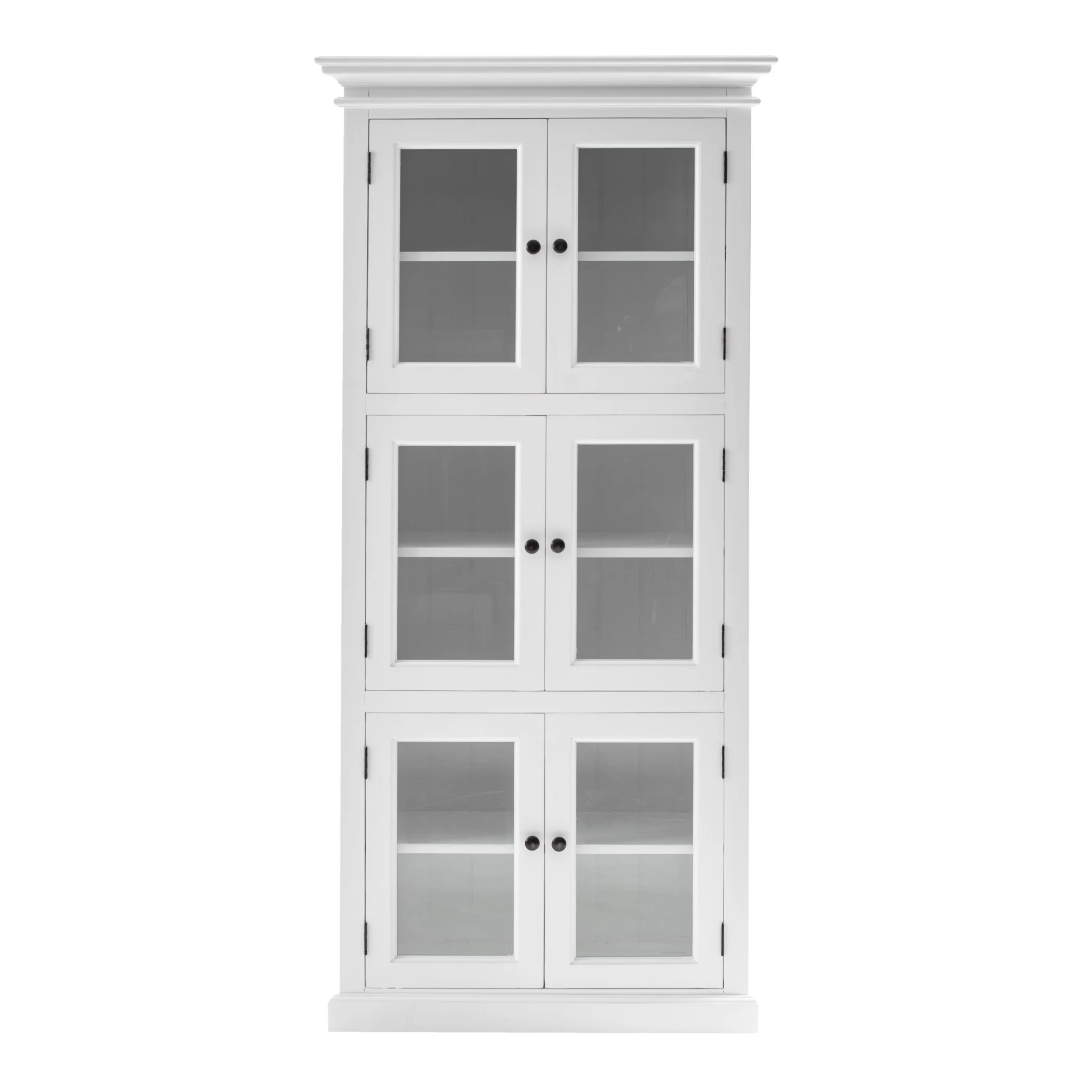 Classic White Three Level Storage Cabinet By Homeroots