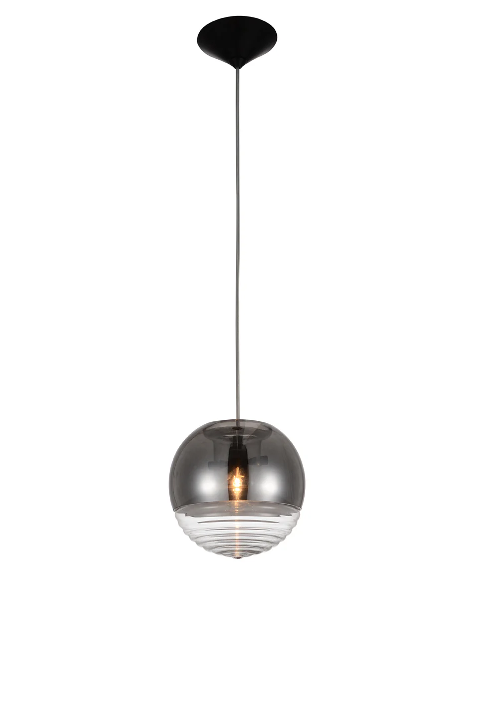 Clear Glass Pendant Lamp By Homeroots