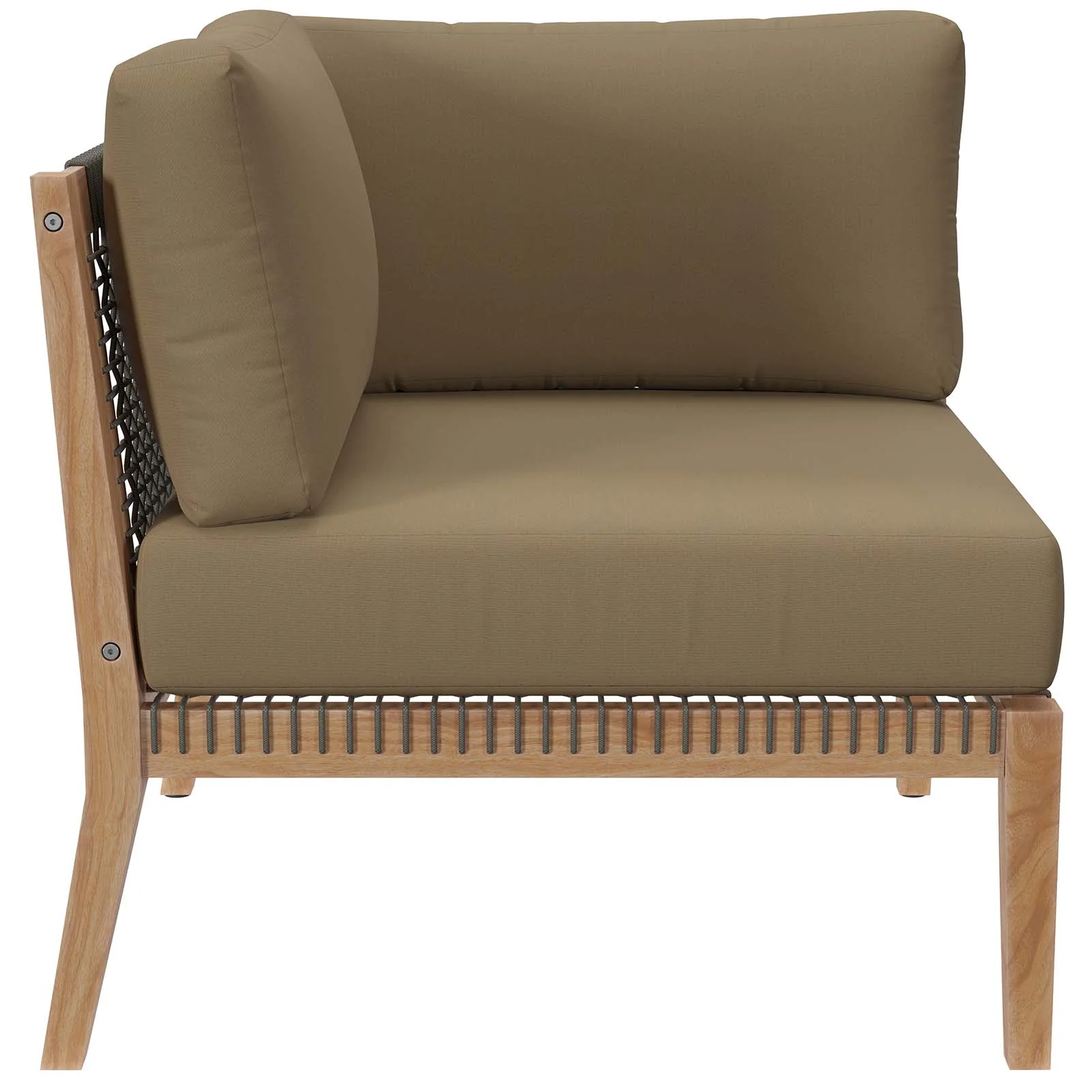 Clearwater Outdoor Patio Teak Wood Corner Chair By Modway - EEI-5855 - Image 11