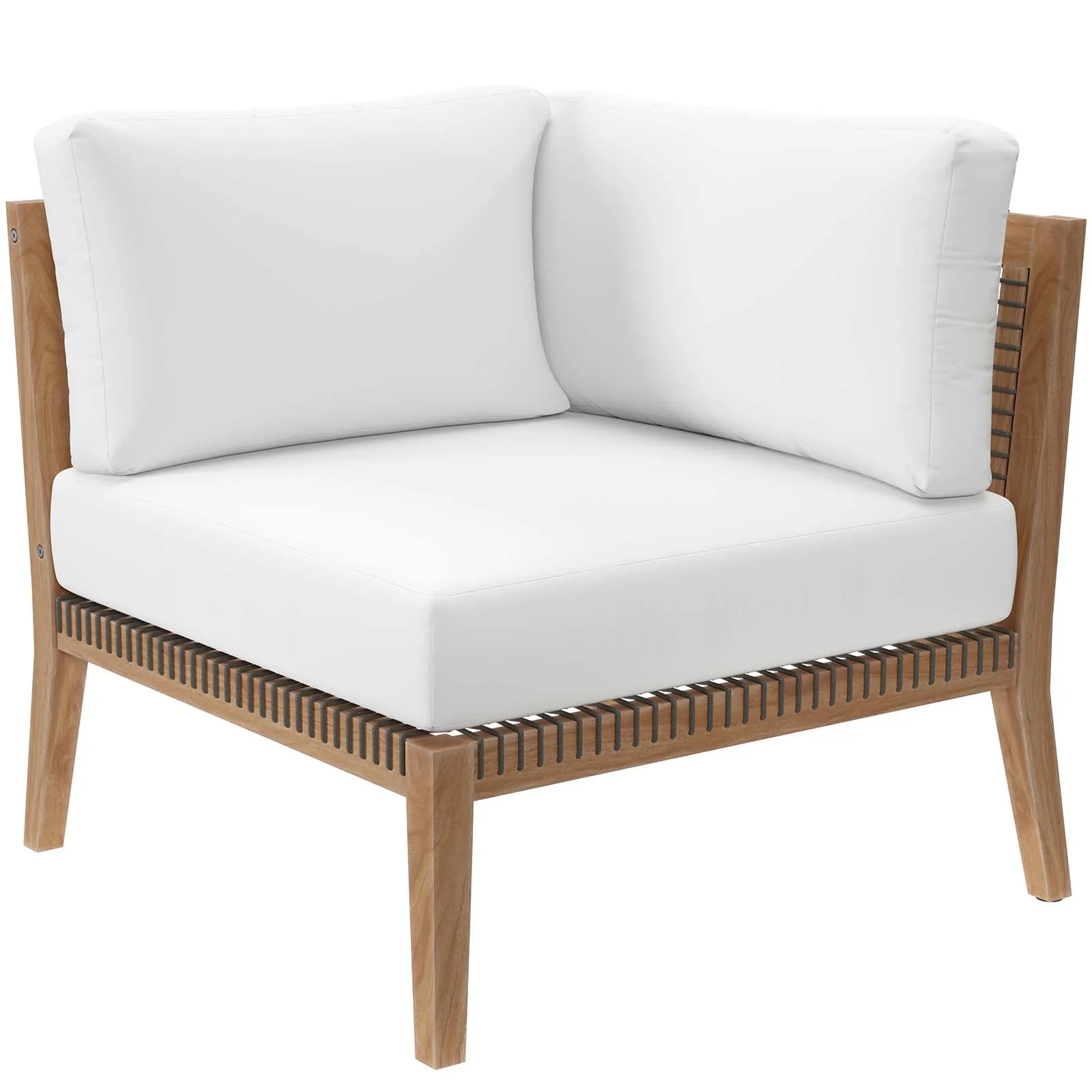 Clearwater Outdoor Patio Teak Wood Corner Chair By Modway - EEI-5855 - Image 22
