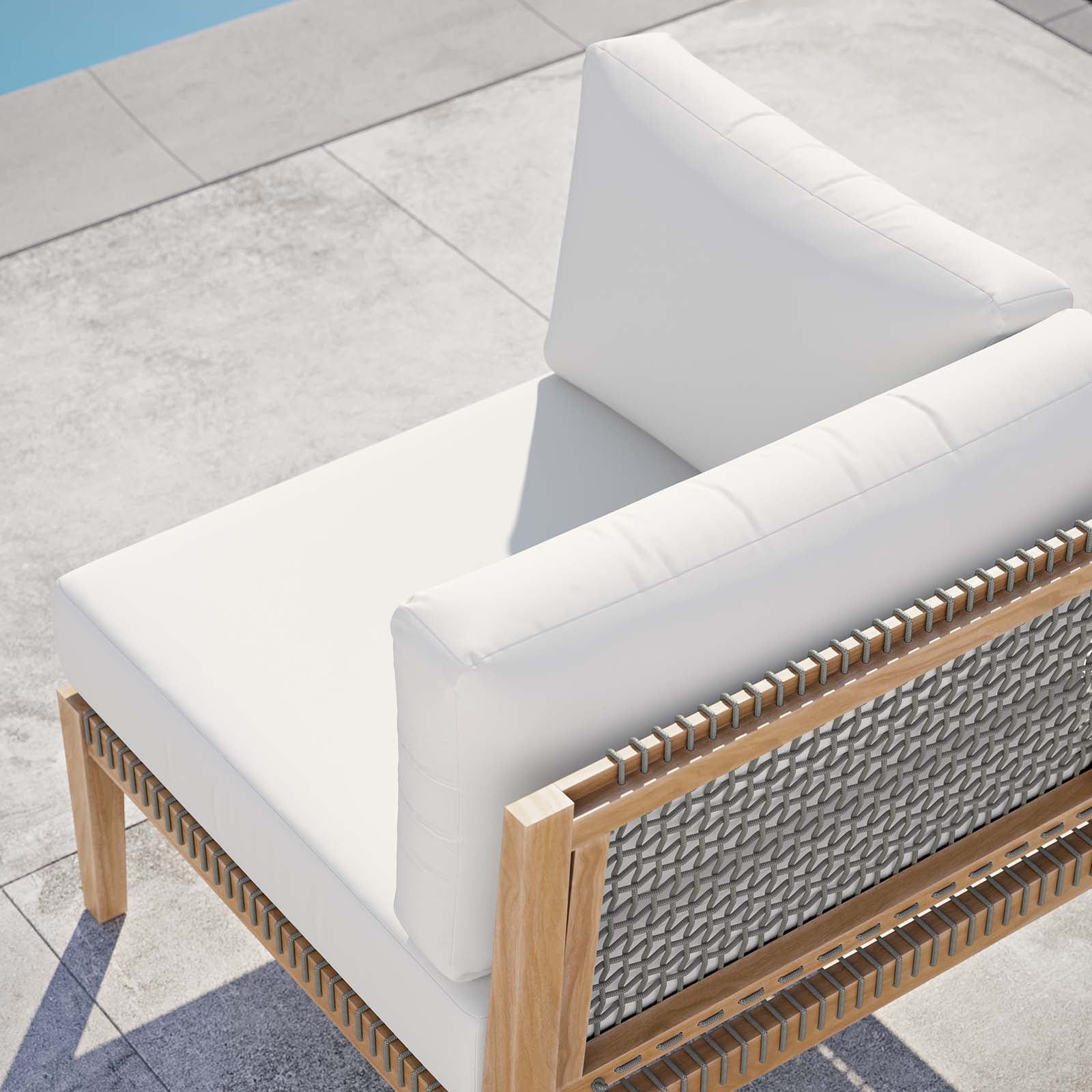 Clearwater Outdoor Patio Teak Wood Corner Chair By Modway - EEI-5855 - Image 27