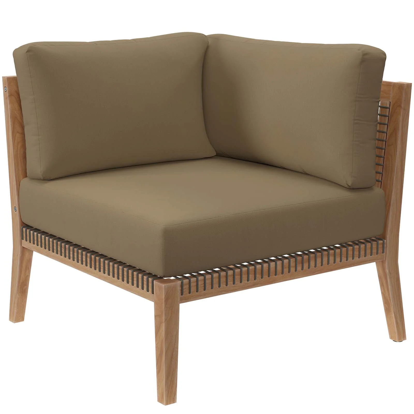 Clearwater Outdoor Patio Teak Wood Corner Chair By Modway - EEI-5855 - Image 8