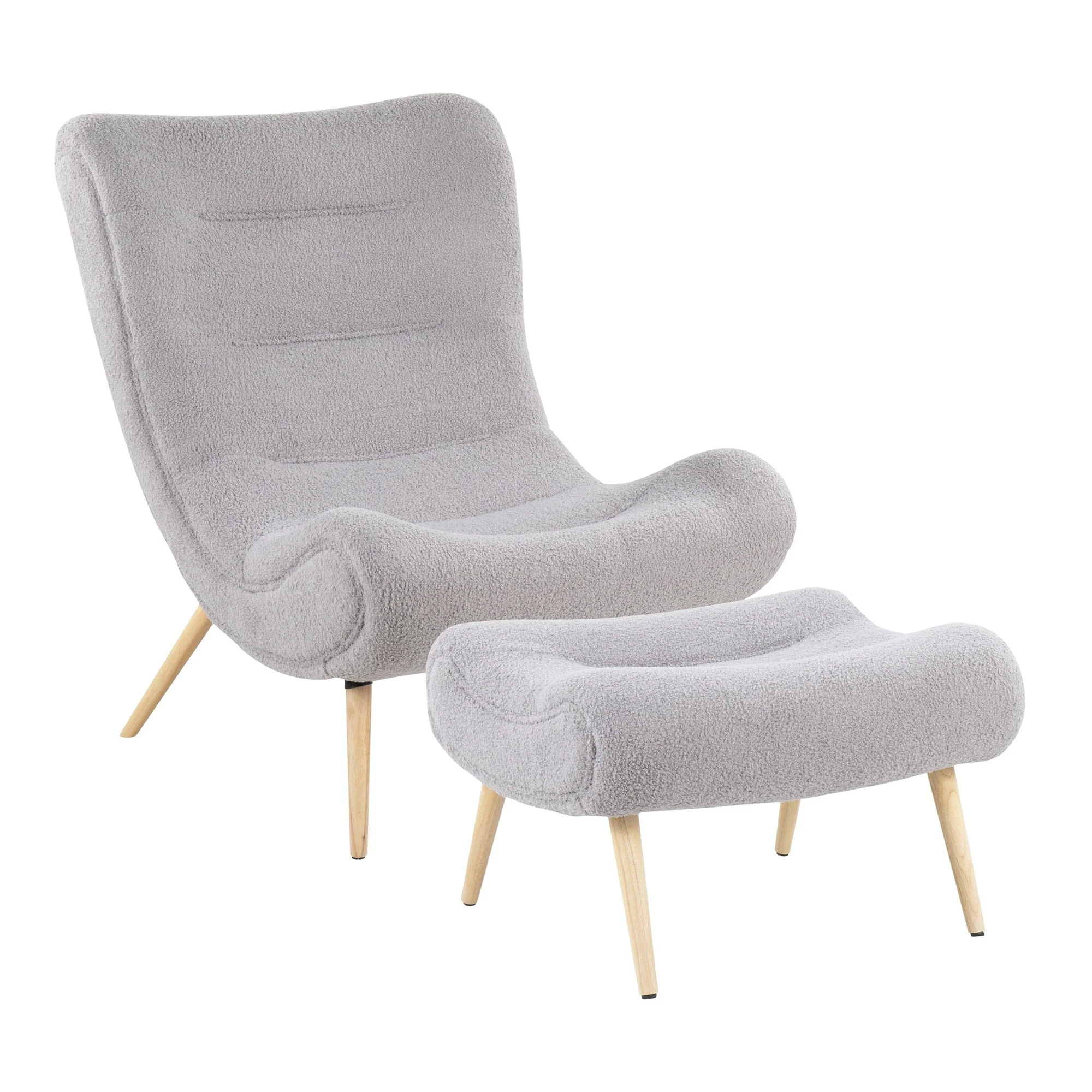 Cloud Chair Gray By LumiSource