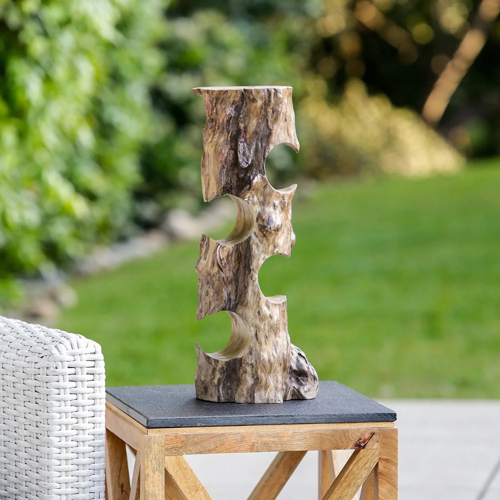 Coffee Root Wine Holder Set of 2 By Garden Age Supply - Image 4