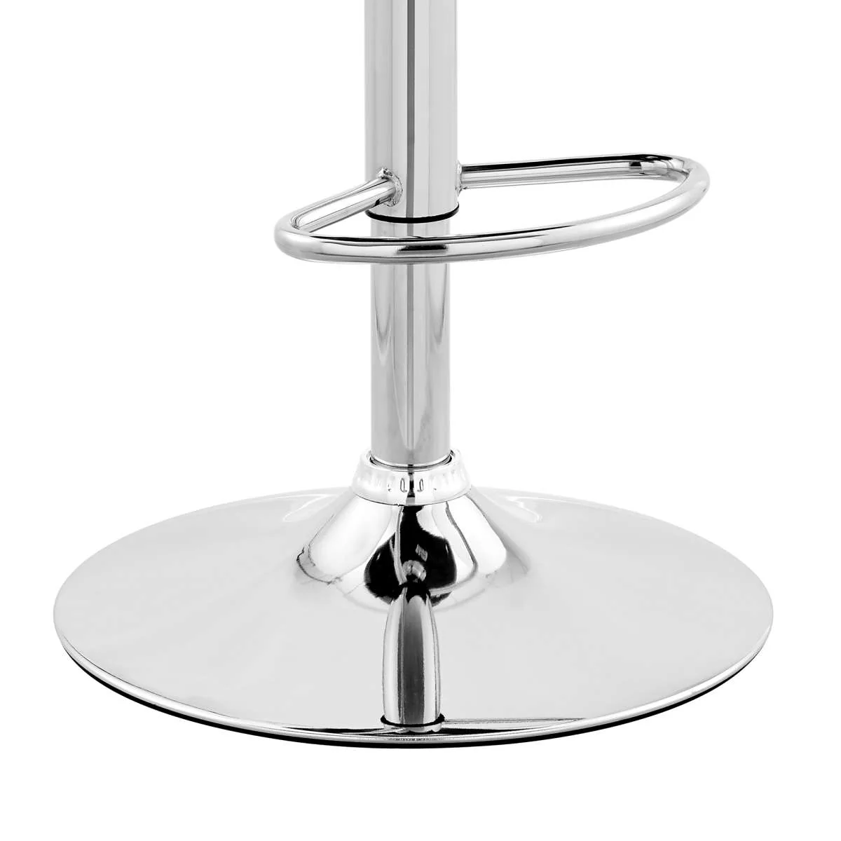 Colby Adjustable Gray Faux Leather and Black Finish Bar Stool By Armen Living - Image 32