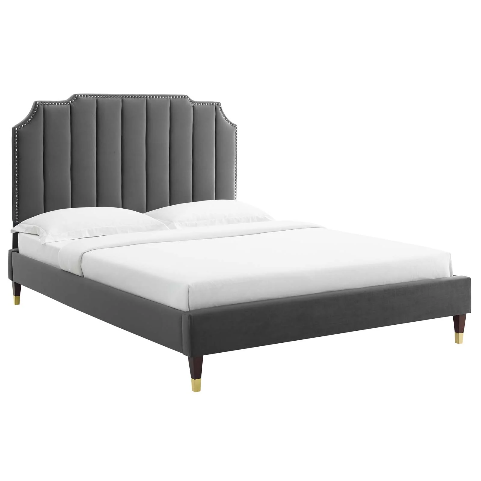 Colette Full Performance Velvet Platform Bed By Modway - MOD-6889 - Image 2