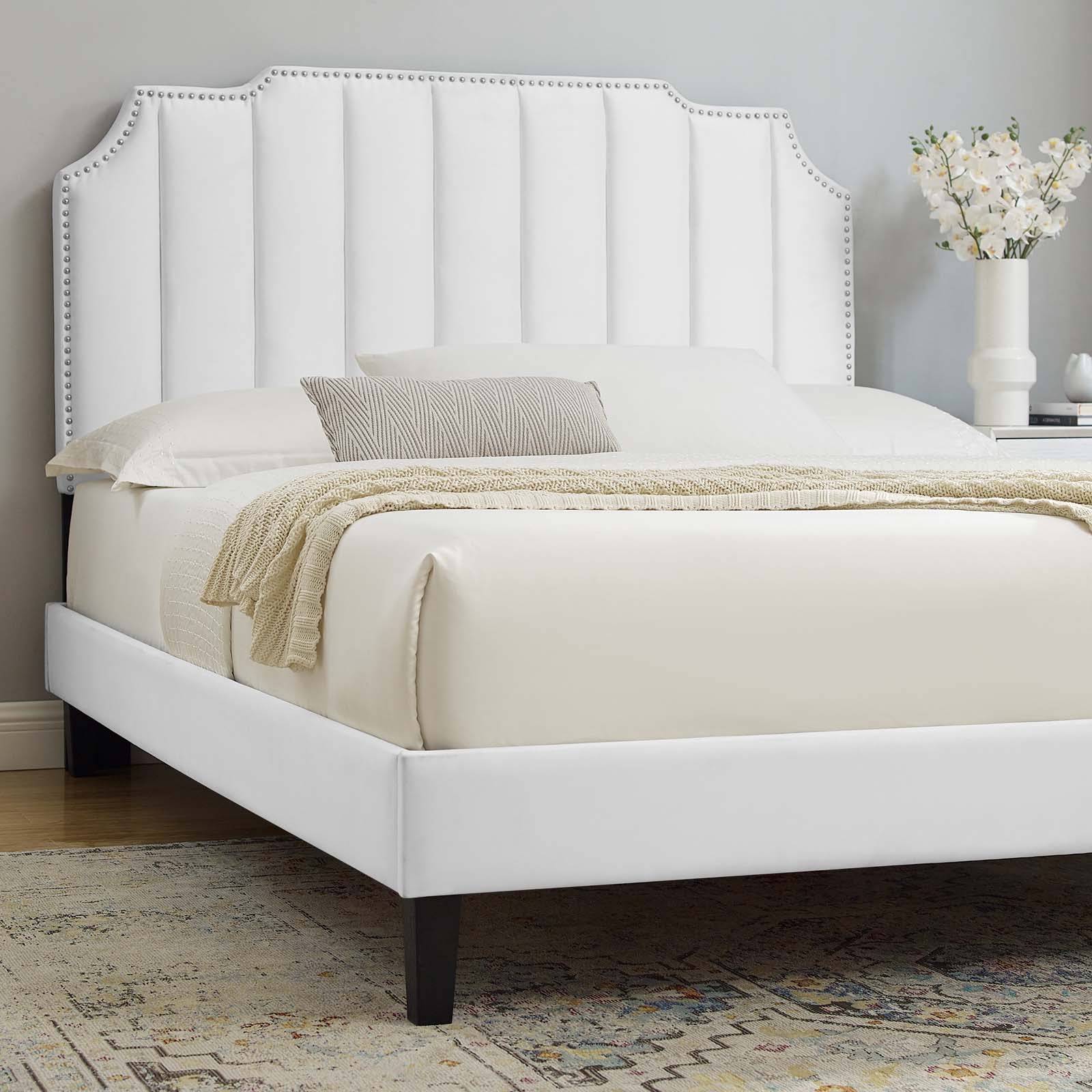 Colette Full Performance Velvet Platform Bed By Modway - MOD-6890 - Image 120
