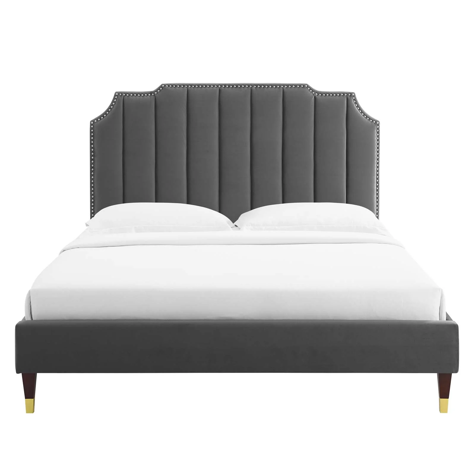 Colette King Performance Velvet Platform Bed By Modway - MOD-7074 - Image 12