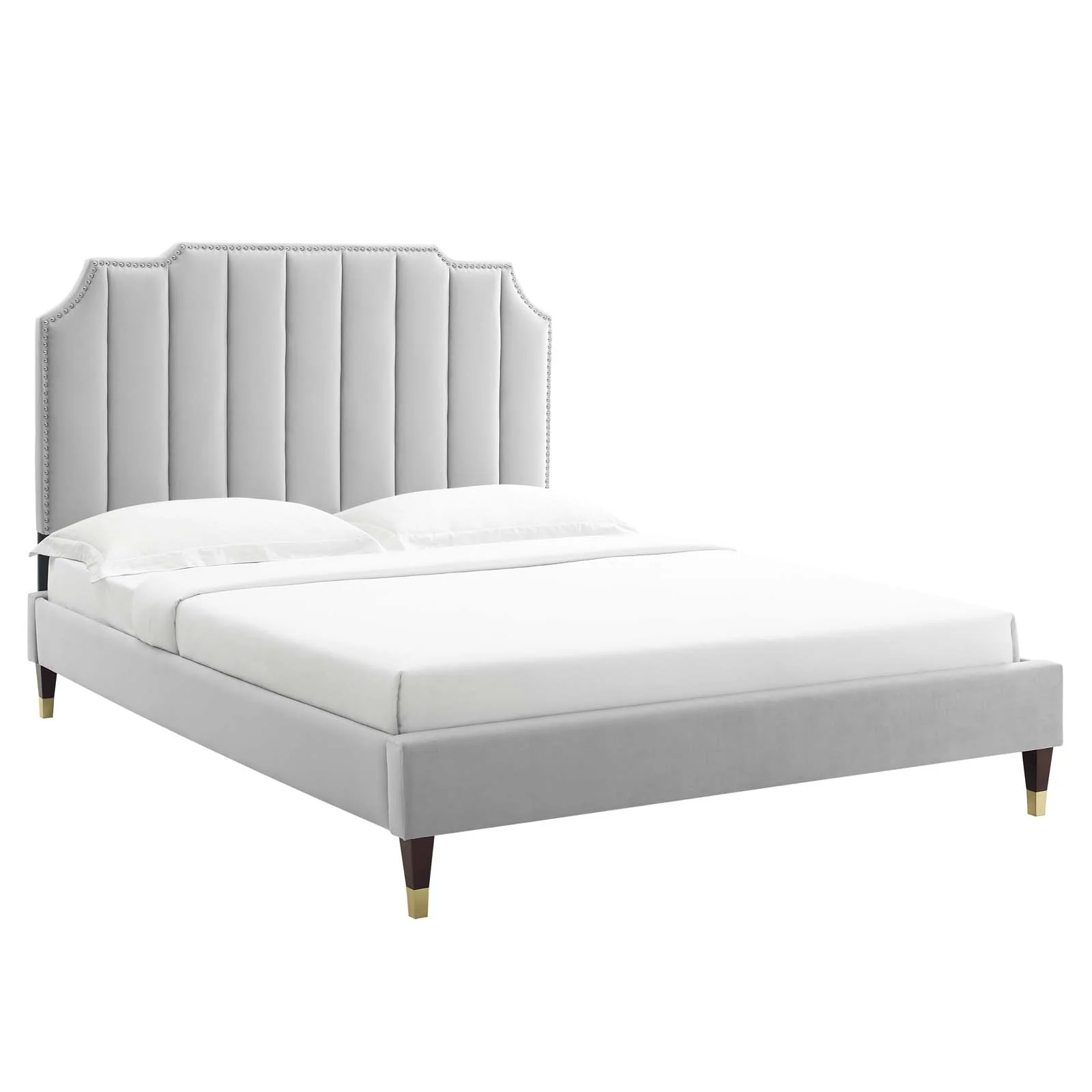 Colette King Performance Velvet Platform Bed By Modway - MOD-7074 - Image 33