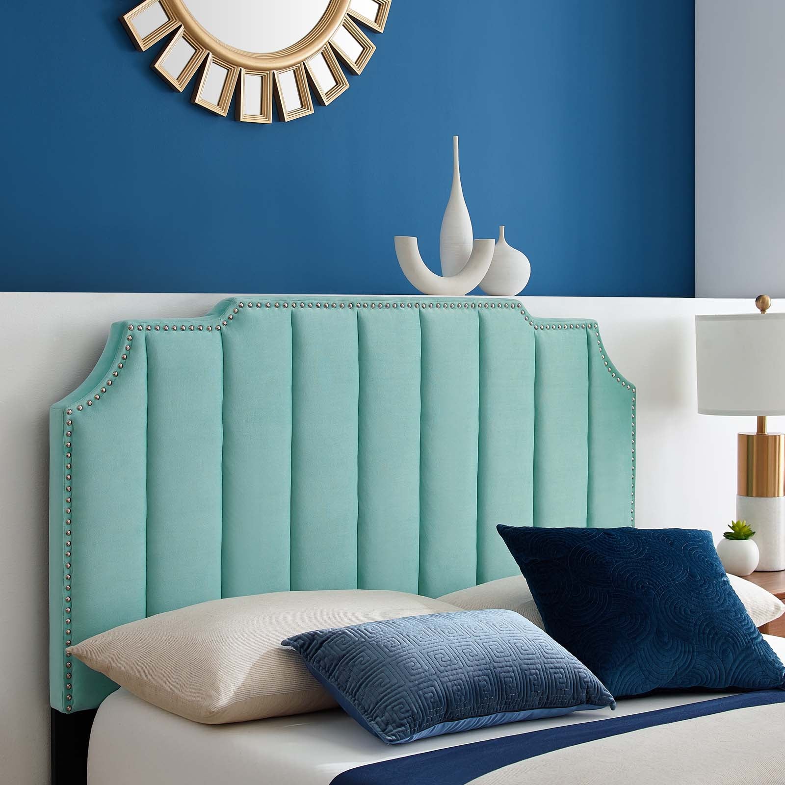 Colette King Performance Velvet Platform Bed By Modway - MOD-7074 - Image 56