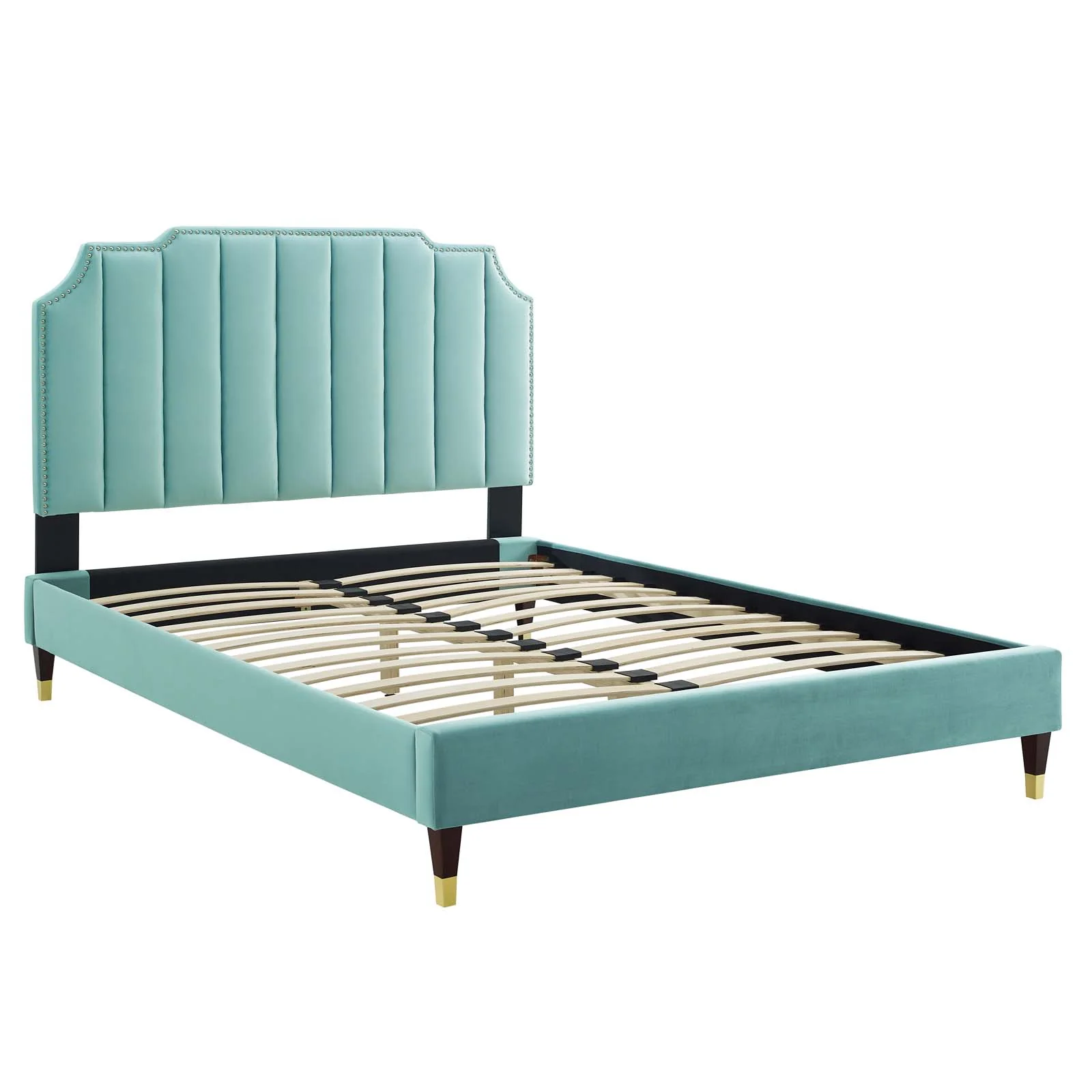 Colette King Performance Velvet Platform Bed By Modway - MOD-7074 - Image 58