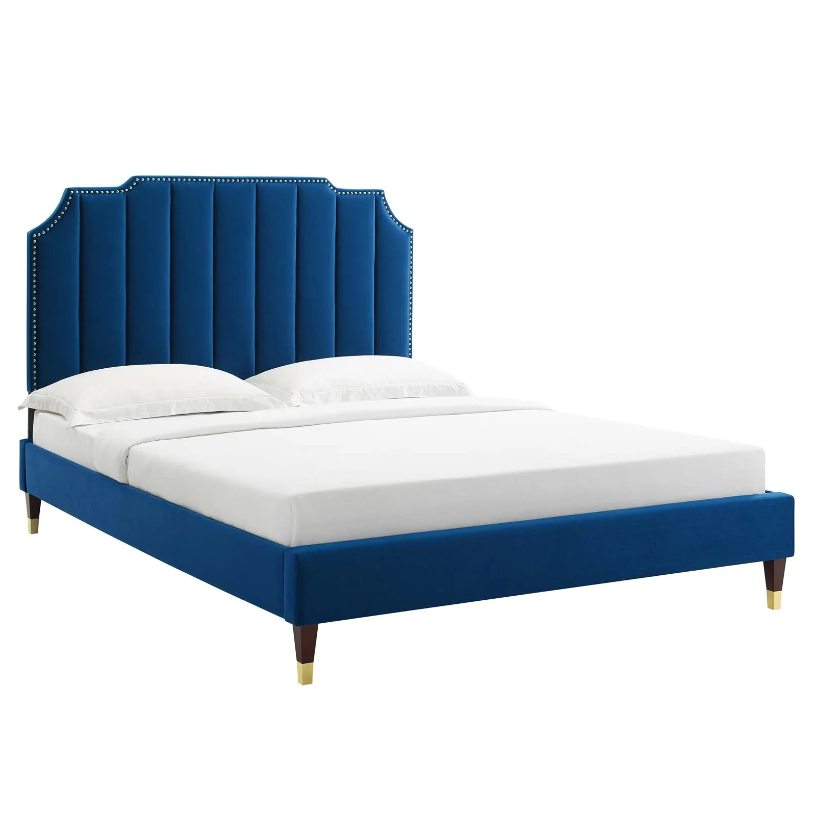 Colette King Performance Velvet Platform Bed By Modway - MOD-7074 - Image 65