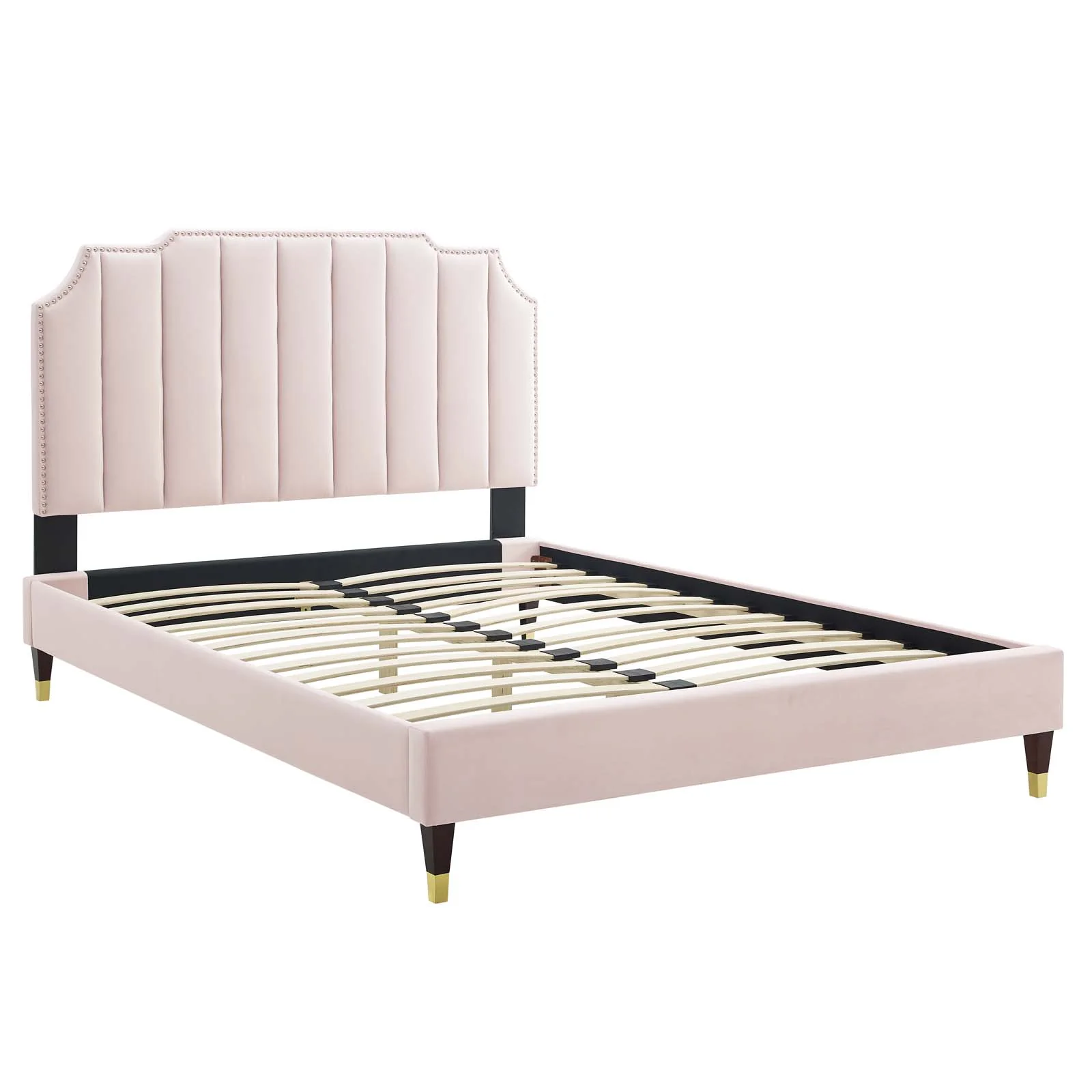 Colette King Performance Velvet Platform Bed By Modway - MOD-7074 - Image 90