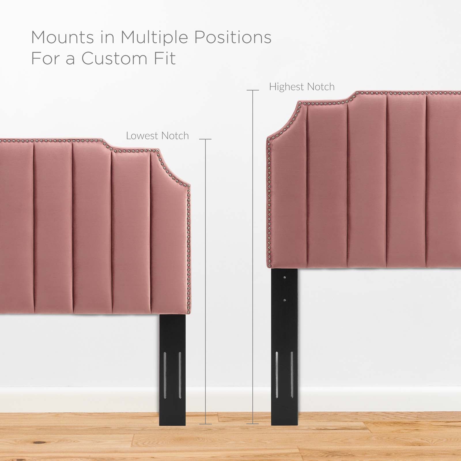 Colette King Performance Velvet Platform Bed By Modway - MOD-7075 - Image 23