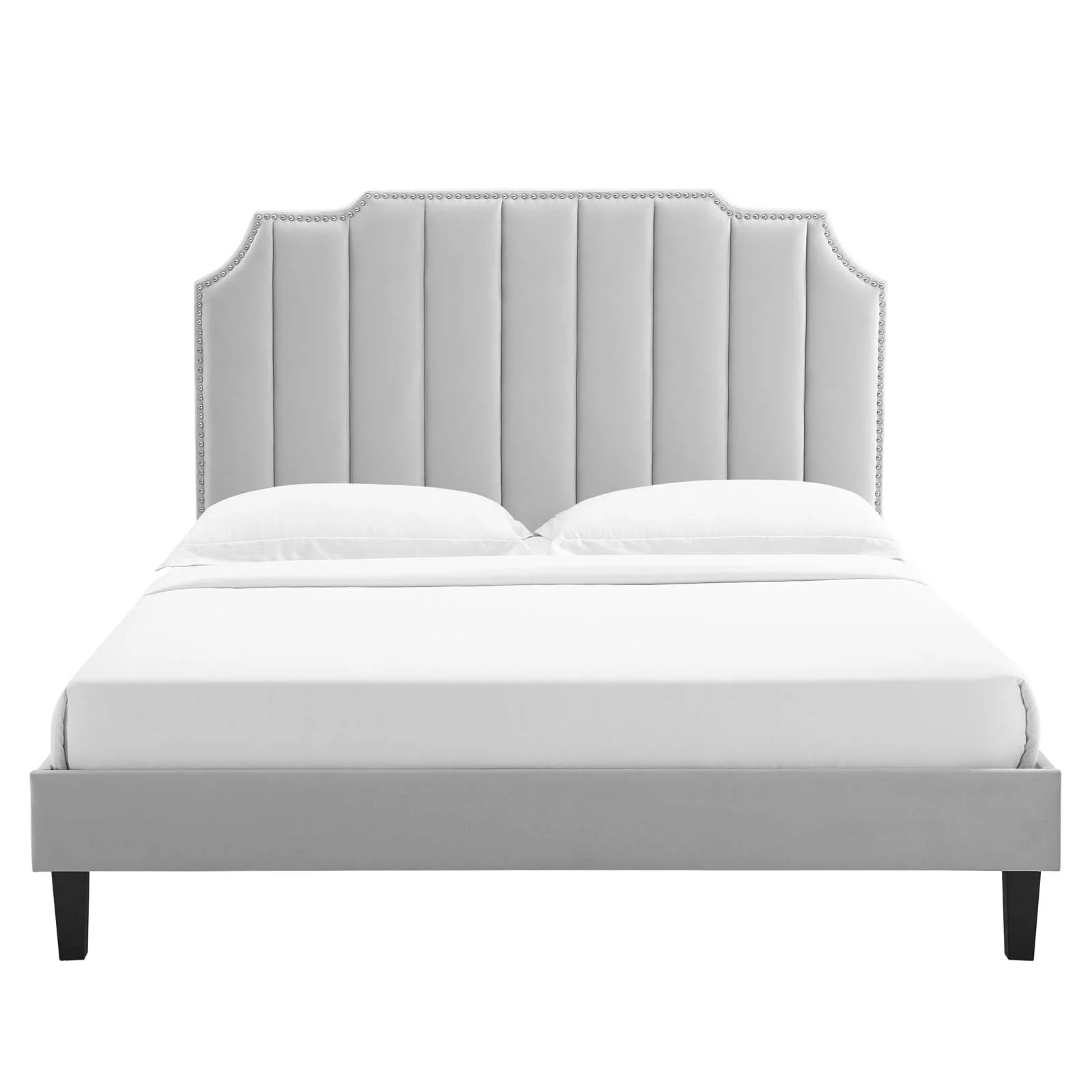 Colette King Performance Velvet Platform Bed By Modway - MOD-7075 - Image 44