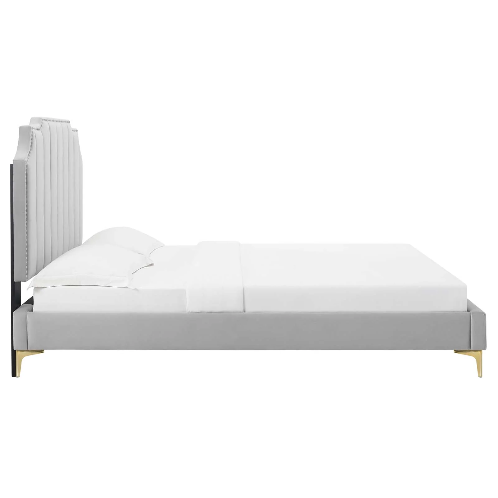Colette Queen Performance Velvet Platform Bed By Modway - MOD-6583 - Image 43