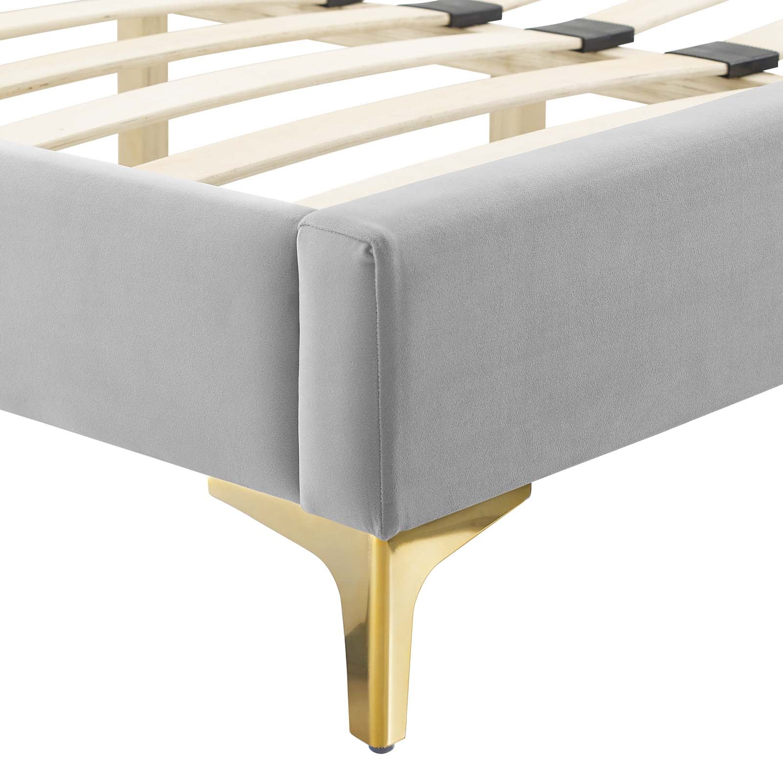 Colette Queen Performance Velvet Platform Bed By Modway - MOD-6583 - Image 45
