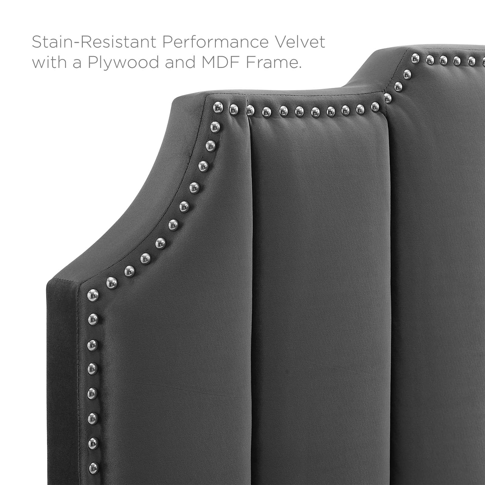 Colette Queen Performance Velvet Platform Bed By Modway - MOD-6583 - Image 6