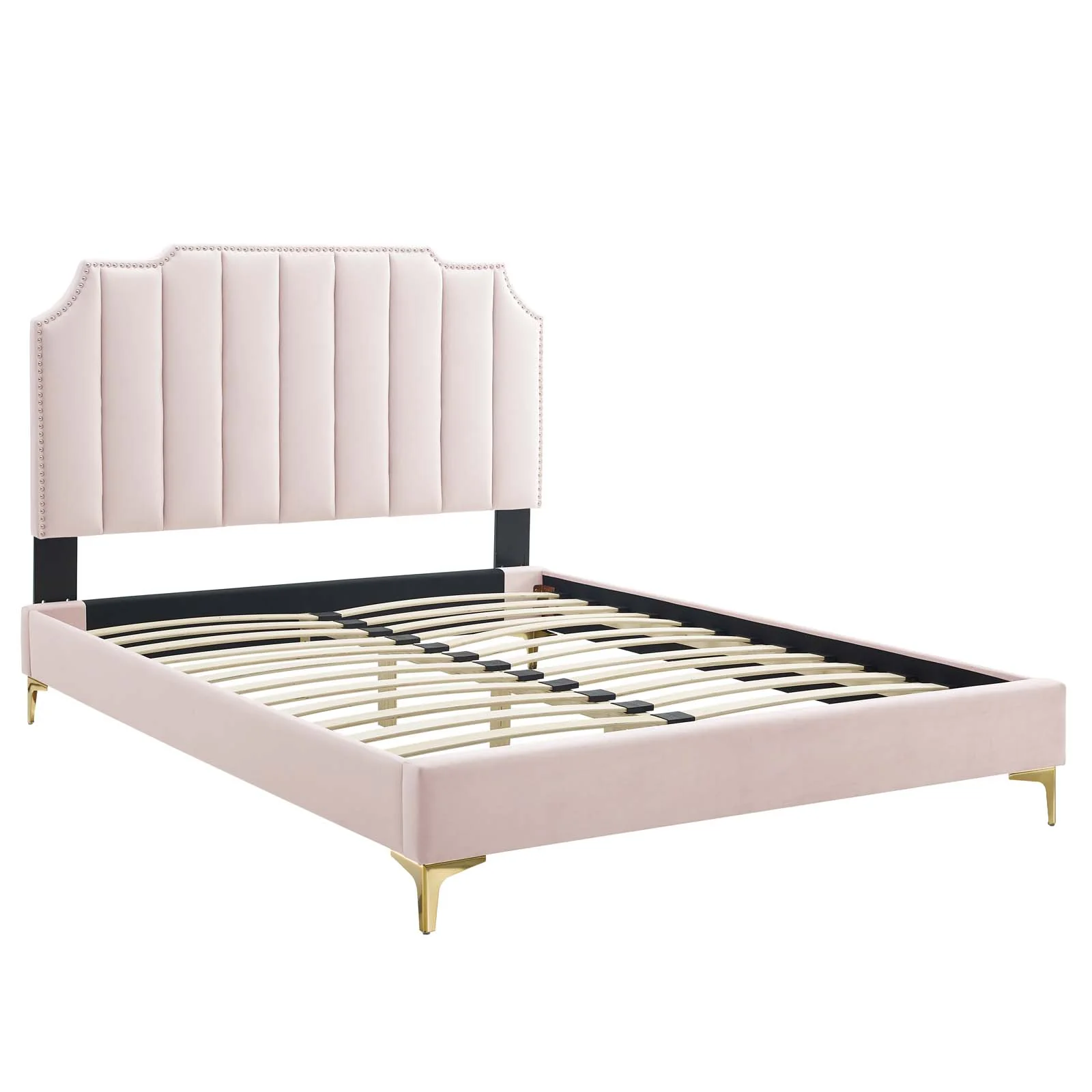 Colette Queen Performance Velvet Platform Bed By Modway - MOD-6583 - Image 90