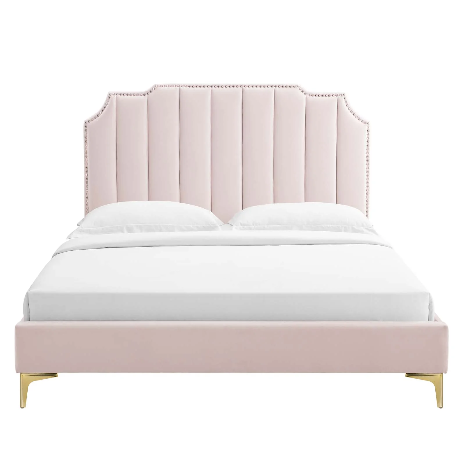 Colette Queen Performance Velvet Platform Bed By Modway - MOD-6583 - Image 92