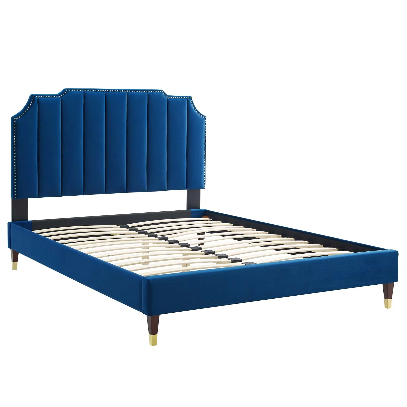 Colette Queen Performance Velvet Platform Bed By Modway - MOD-6584 - Image 74
