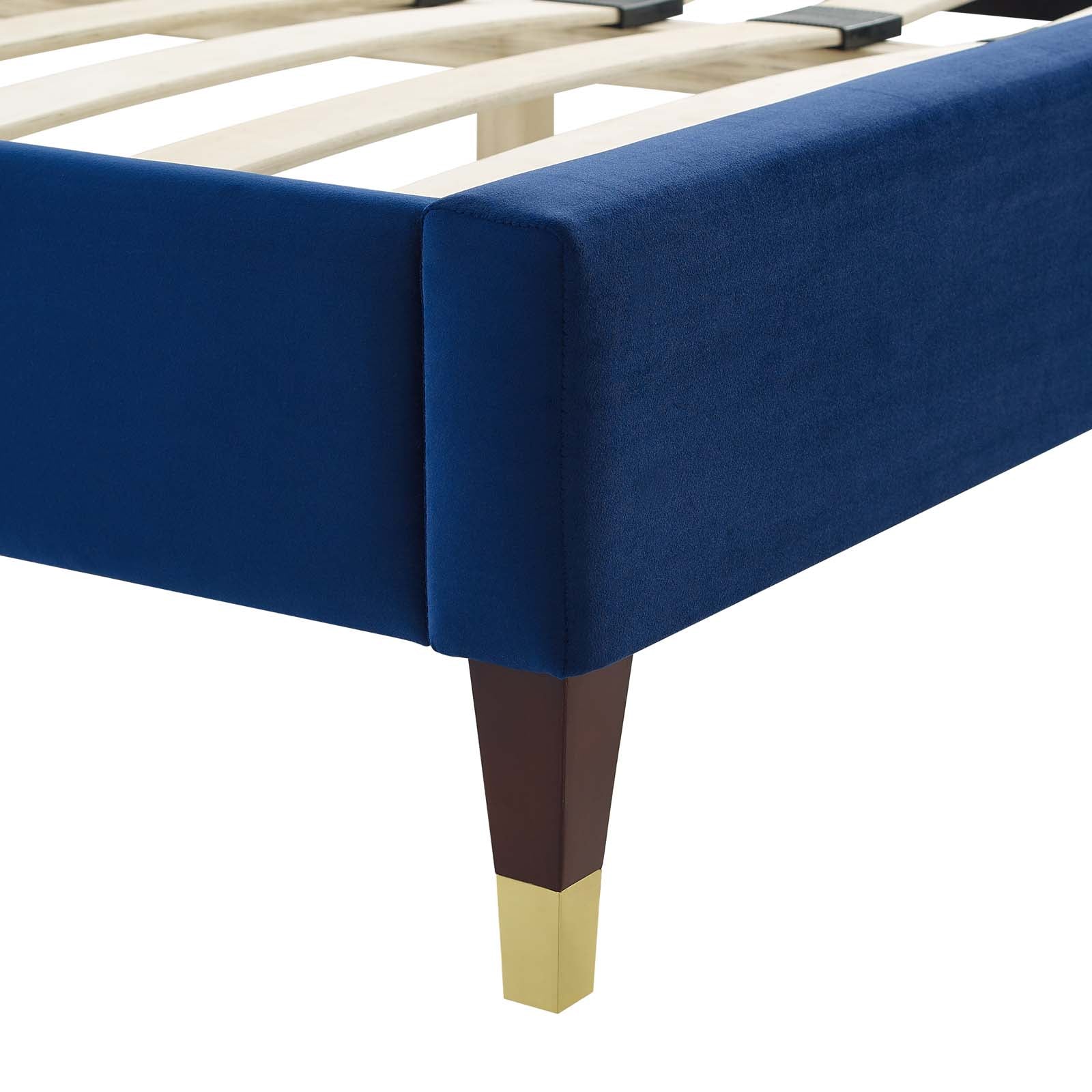 Colette Queen Performance Velvet Platform Bed By Modway - MOD-6584 - Image 77