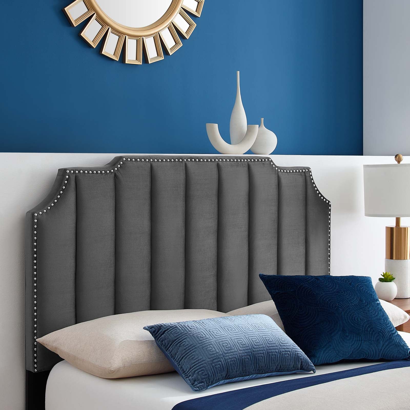 Colette Queen Performance Velvet Platform Bed By Modway - MOD-6584 - Image 8