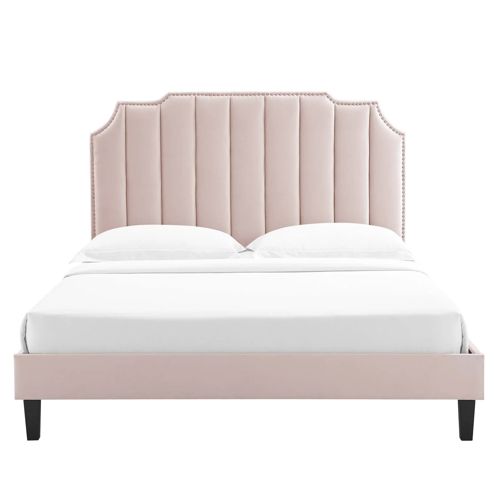 Colette Twin Performance Velvet Platform Bed By Modway - MOD-6884 - Image 92