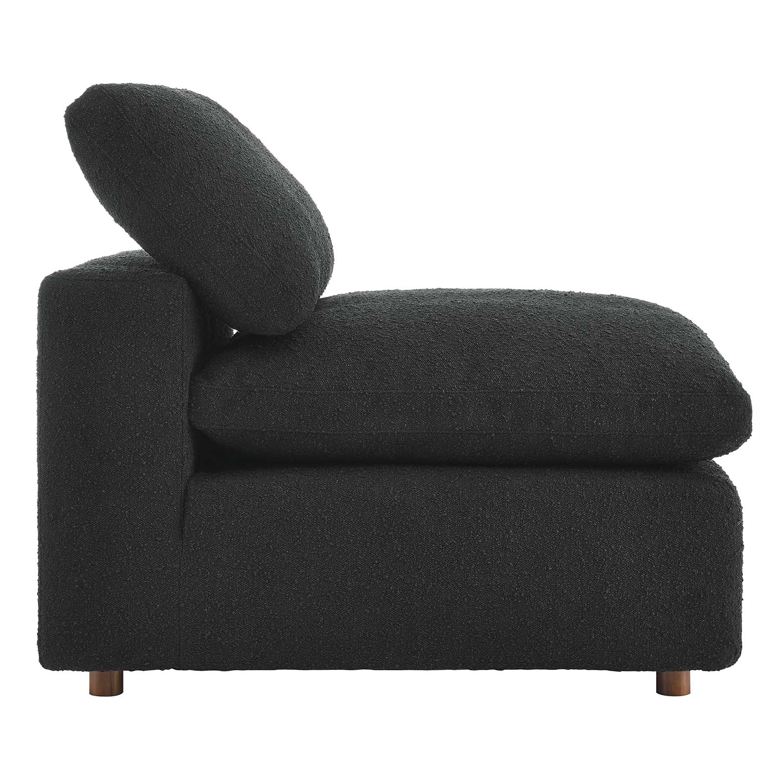 Commix Down Filled Overstuffed Boucle Fabric Armless Chair By Modway - EEI-6257 - Image 2