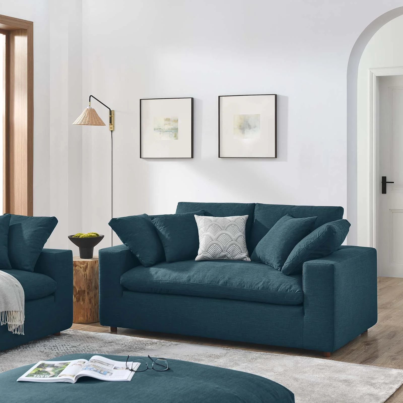 Commix Down Filled Overstuffed Loveseat By Modway - EEI-4859