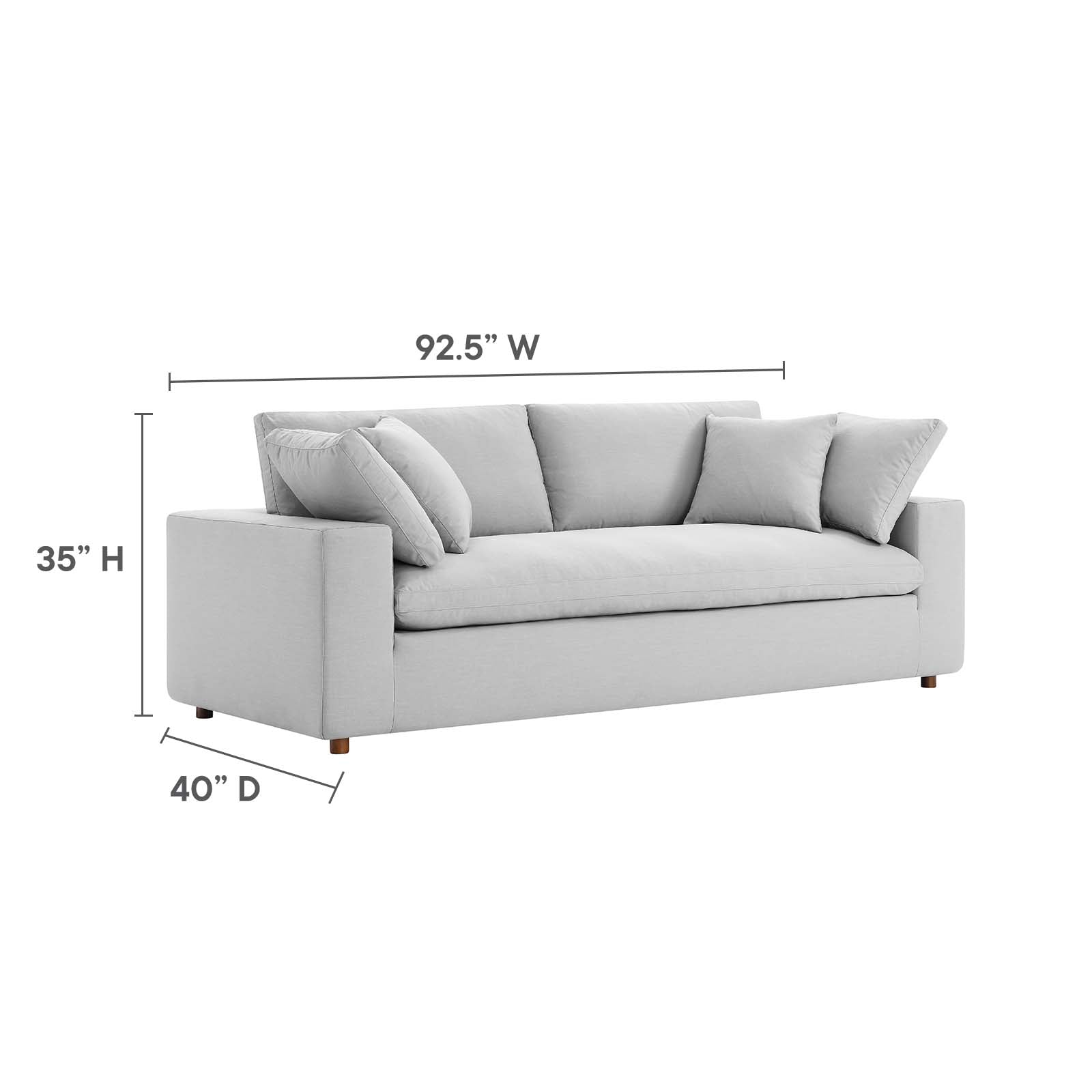Commix Down Filled Overstuffed Sofa By Modway - EEI-4860 - Image 39