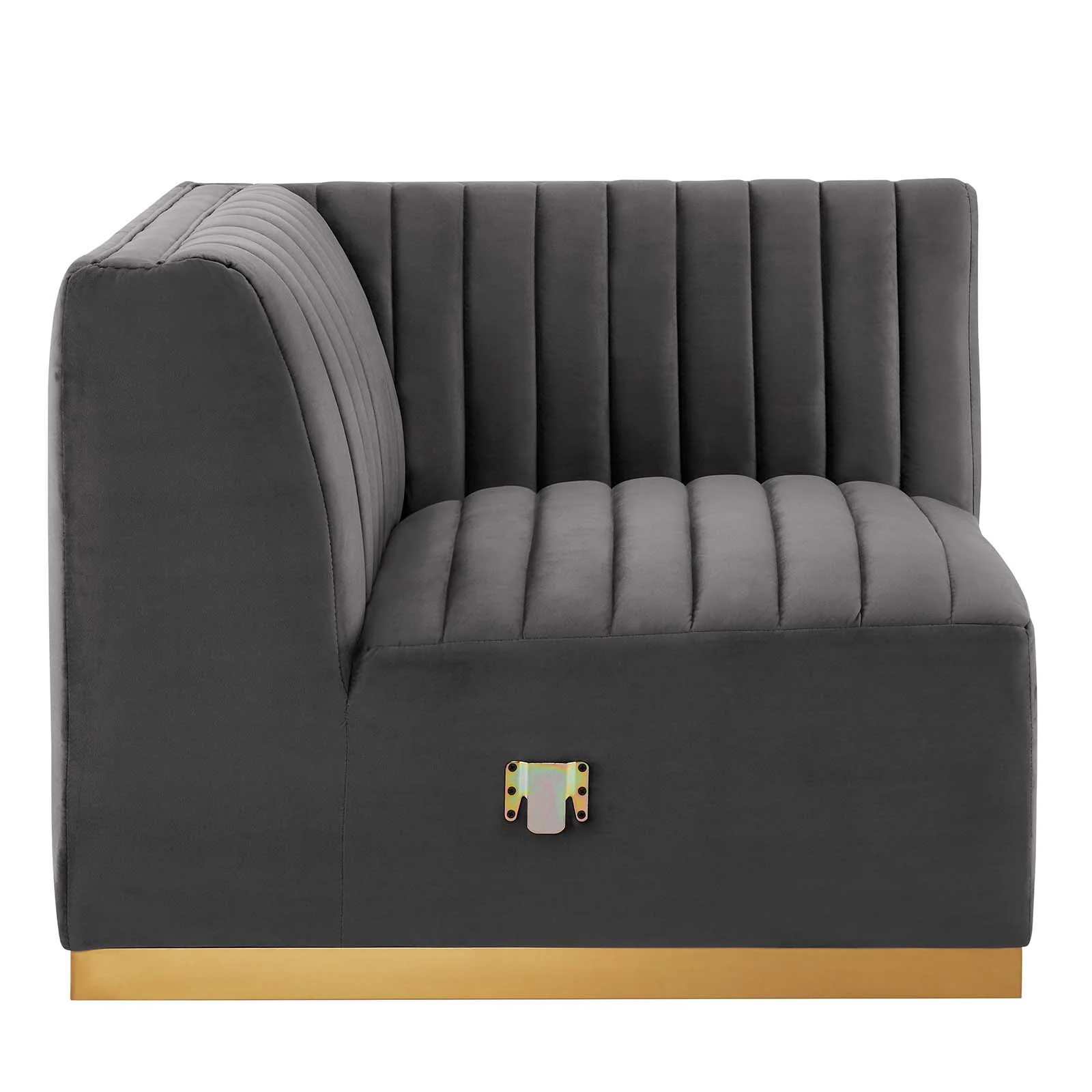Conjure Channel Tufted Performance Velvet Left Corner Chair By Modway - EEI-5505 - Image 15