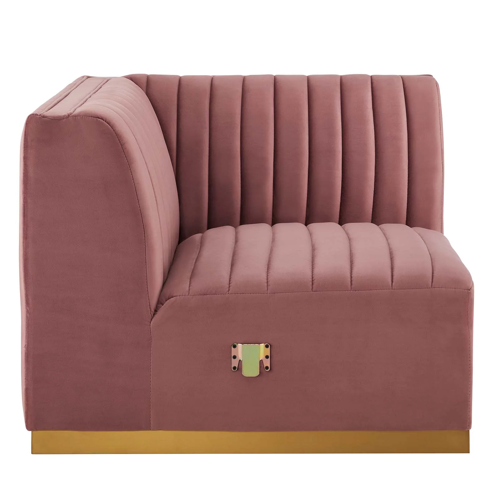 Conjure Channel Tufted Performance Velvet Left Corner Chair By Modway - EEI-5505 - Image 9