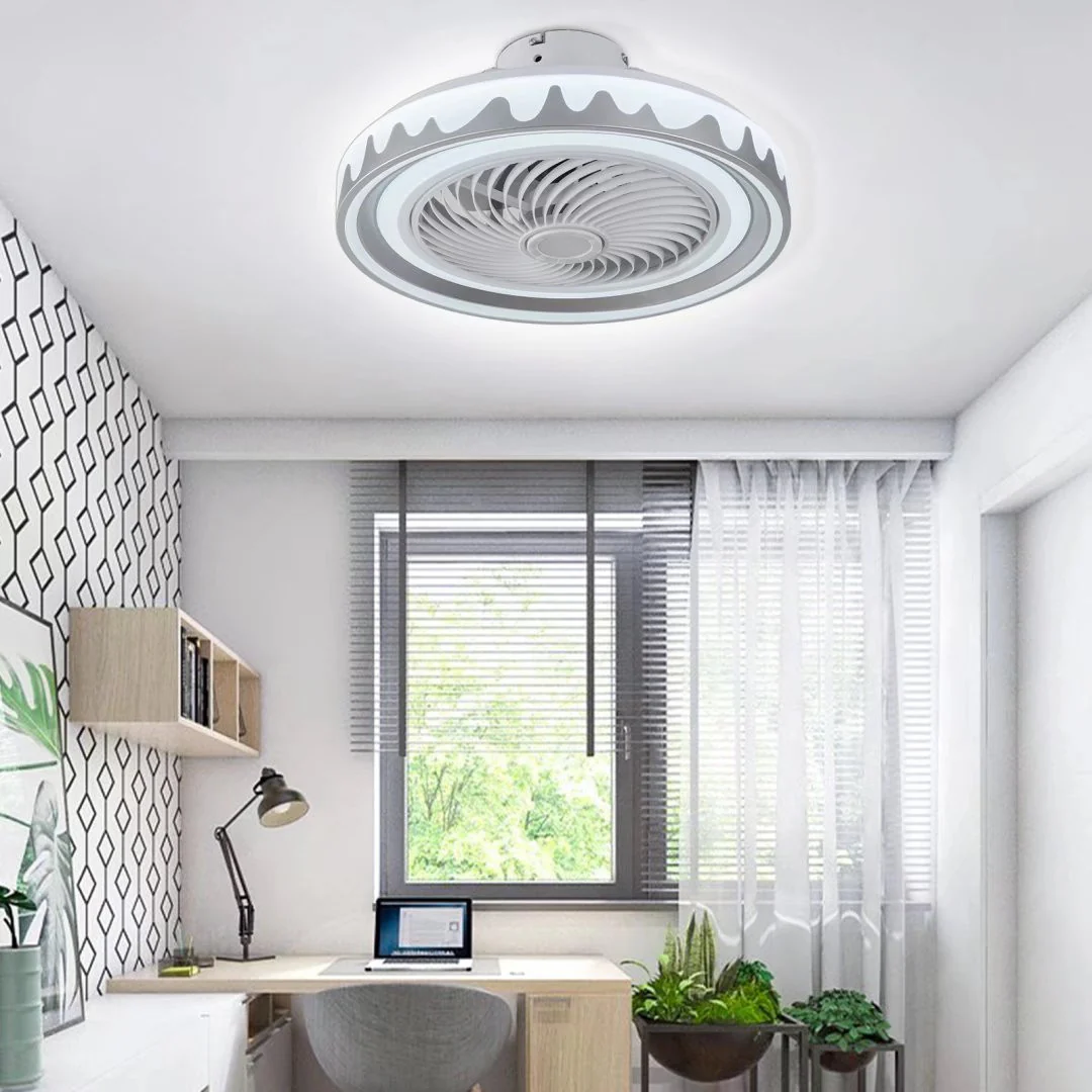 Contemporary Ceiling Fan and Light By Homeroots