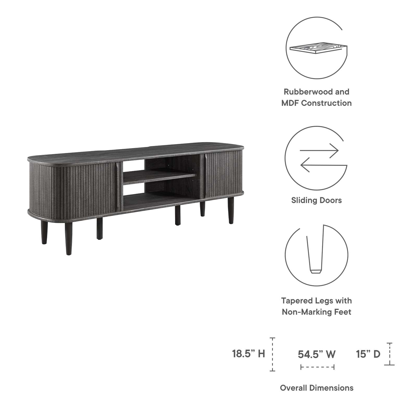Contour 55" TV Stand By Modway - EEI-6158 - Image 9