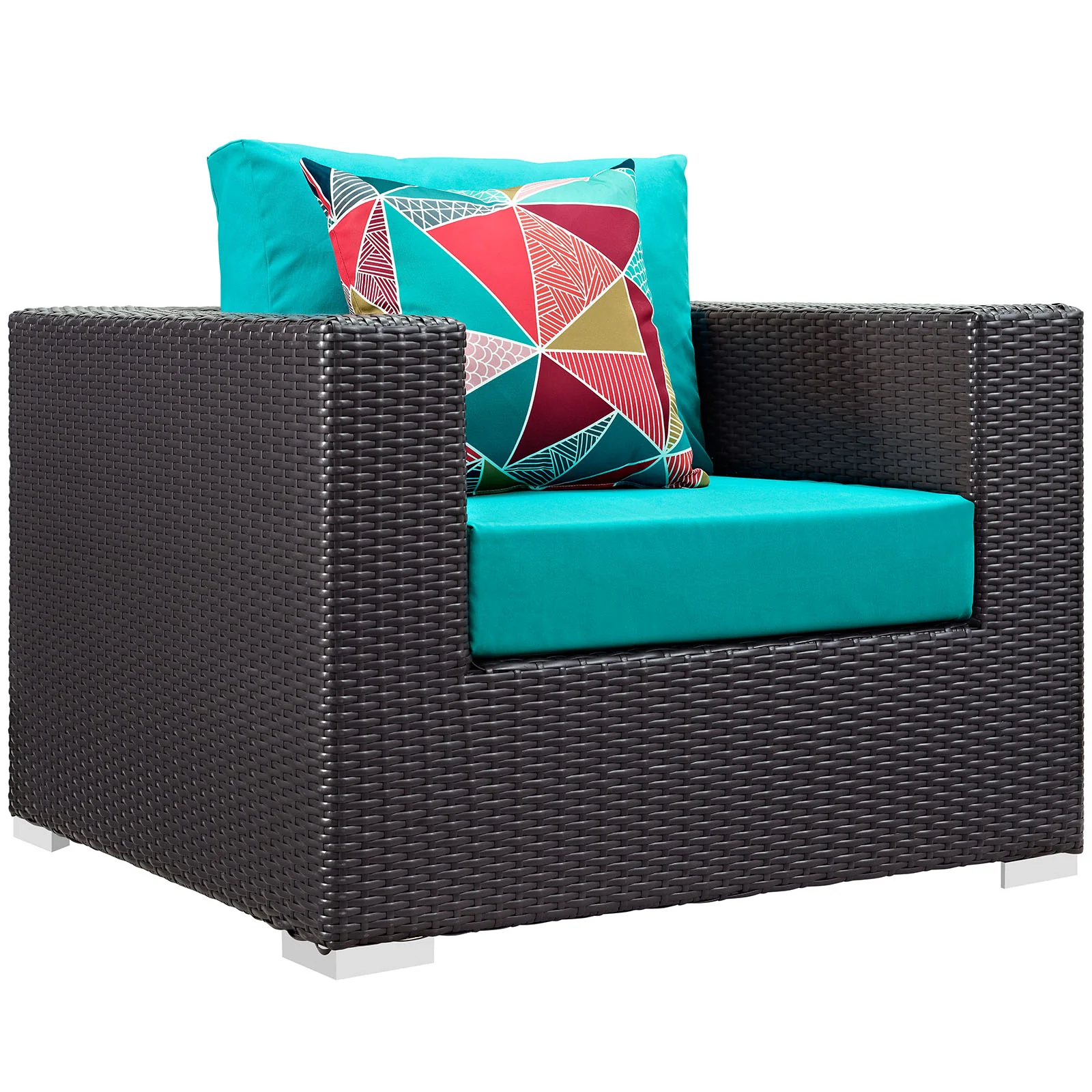 Convene 4 Piece Outdoor Patio Sectional Set By Modway - EEI-2367 - Image 28