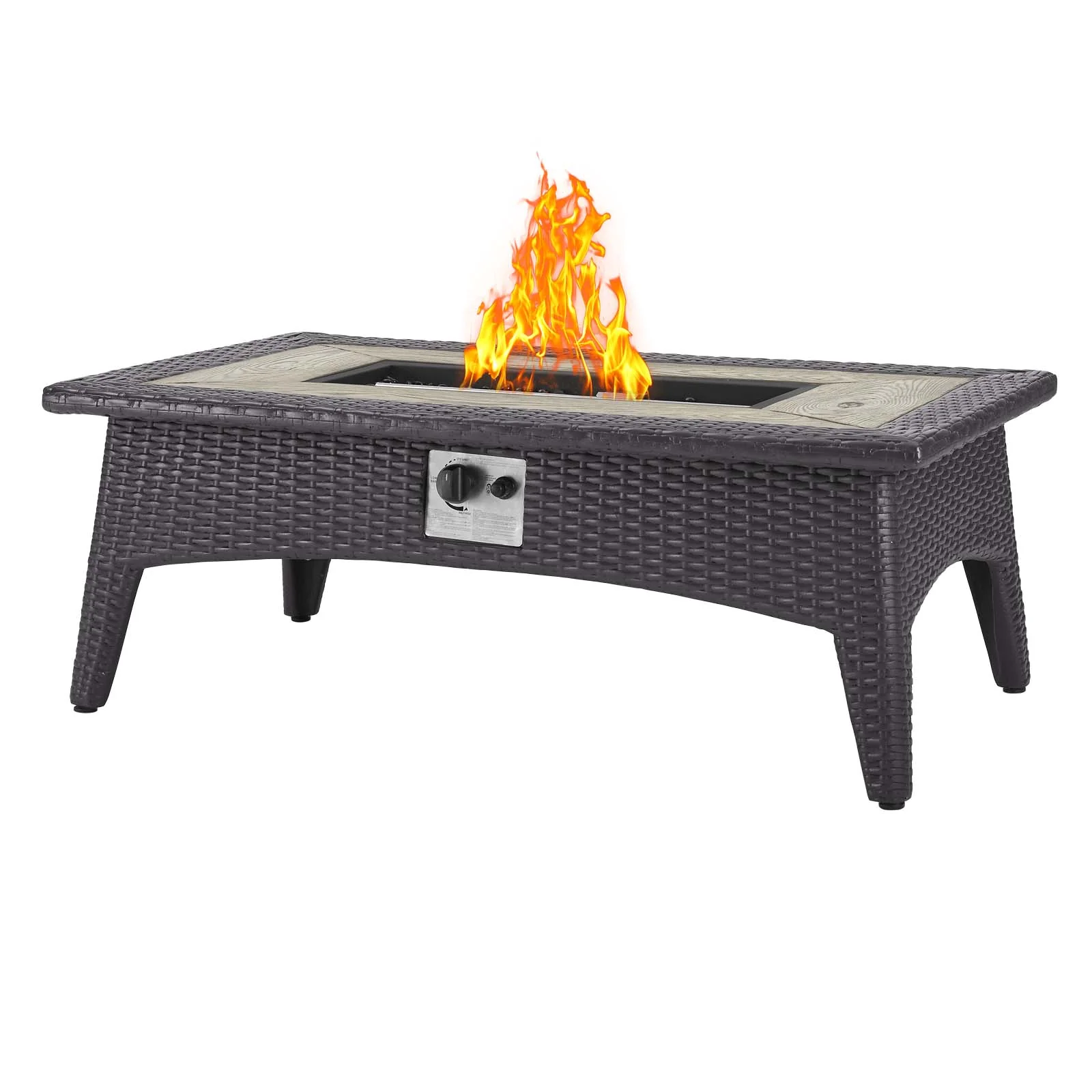 Convene 5 Piece Set Outdoor Patio with Fire Pit By Modway - EEI-3723 - Image 8