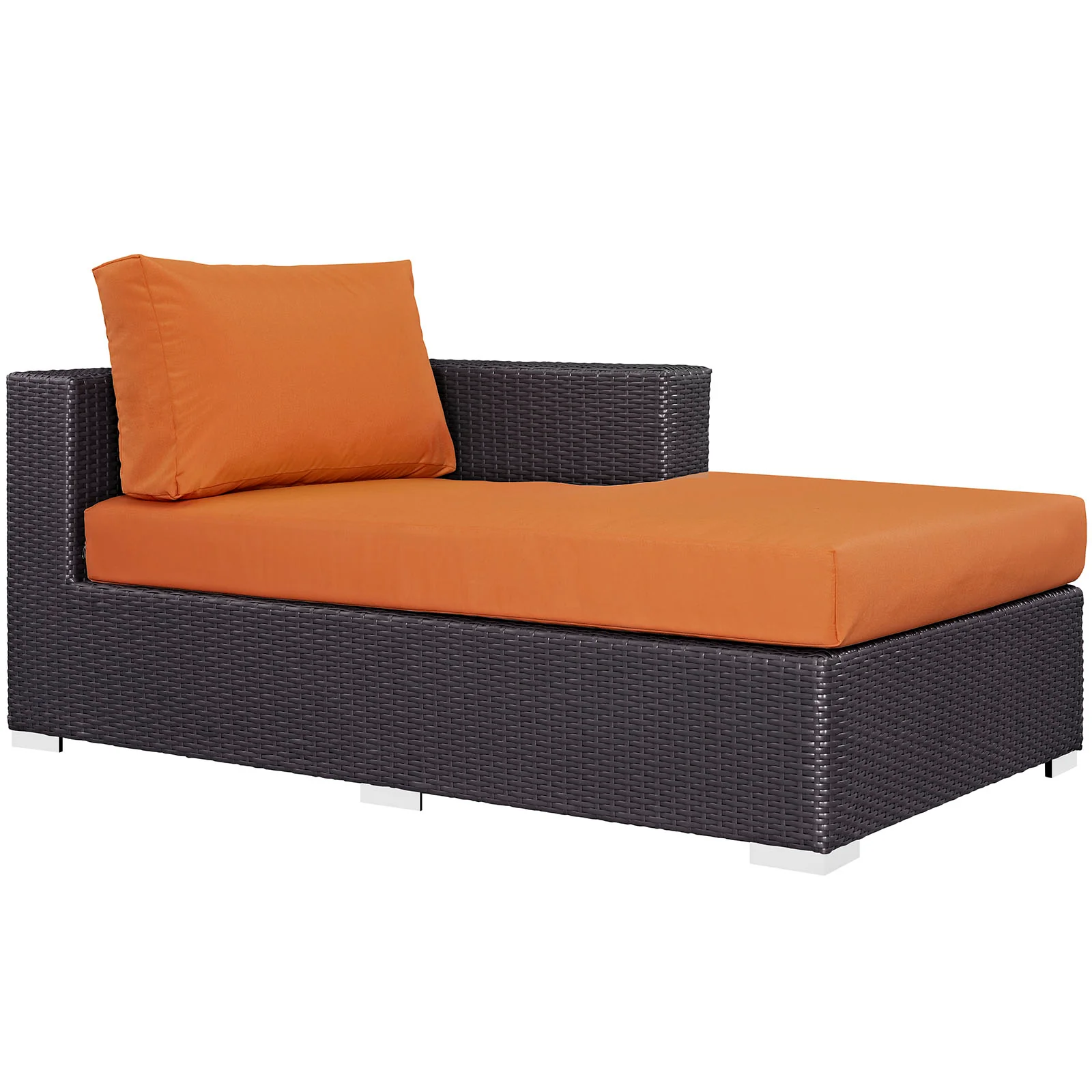 Convene Outdoor Patio Fabric Right Arm Chaise By Modway - EEI-1843