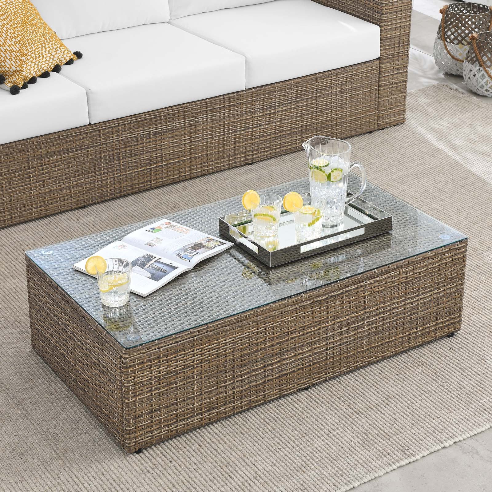 Convene Outdoor Patio Outdoor Patio Coffee Table By Modway - EEI-6239