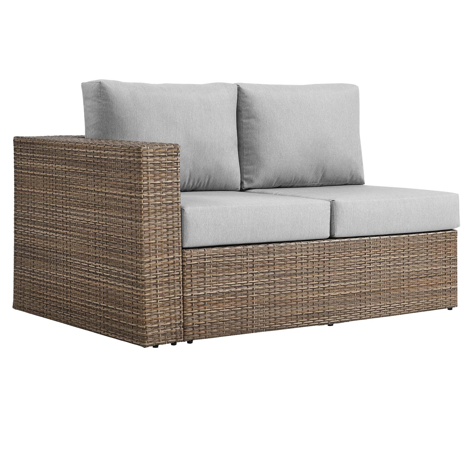 Convene Outdoor Patio Outdoor Patio Sectional Sofa and Ottoman Set By Modway - EEI-6332 - Image 10