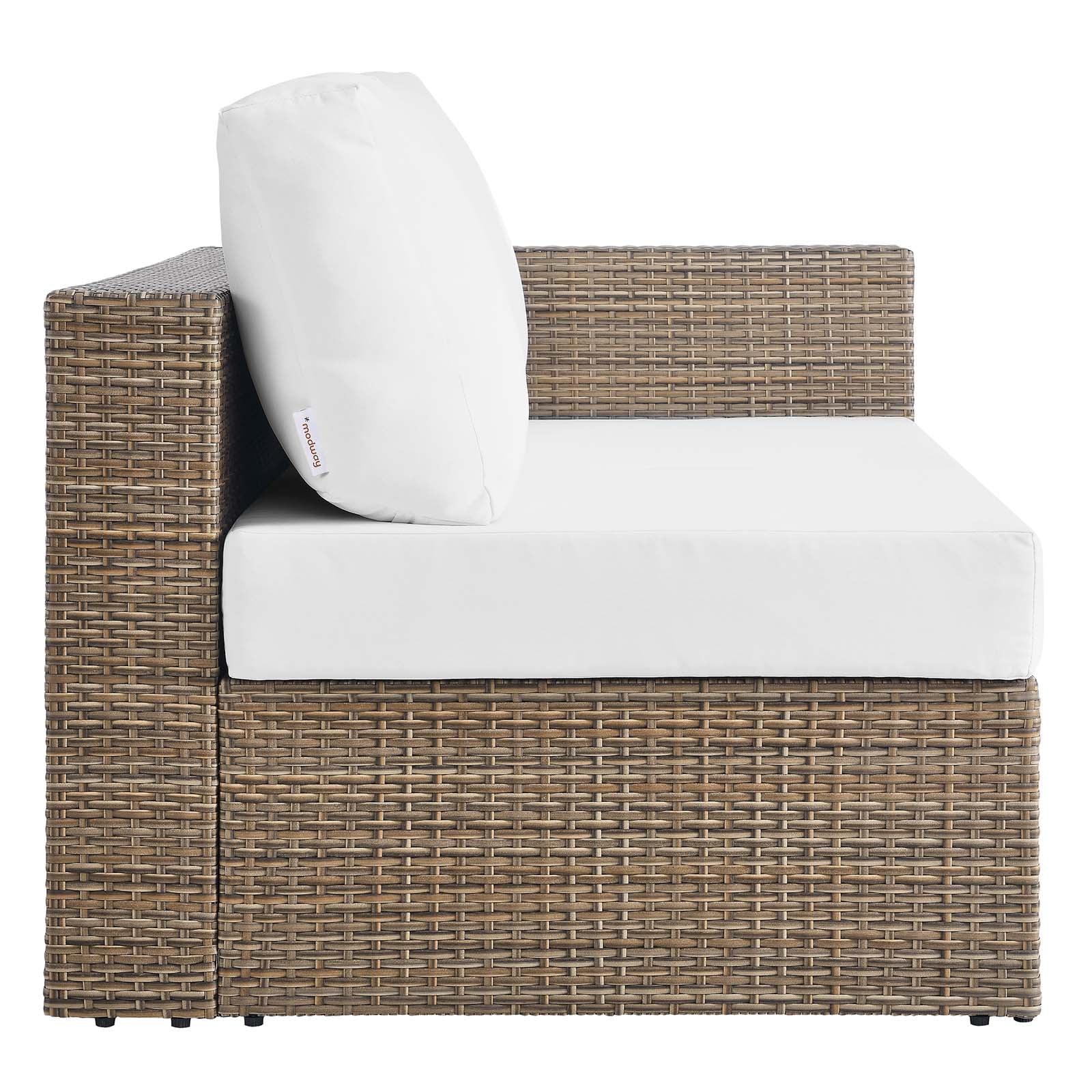 Convene Outdoor Patio Outdoor Patio Sectional Sofa and Ottoman Set By Modway - EEI-6332 - Image 20
