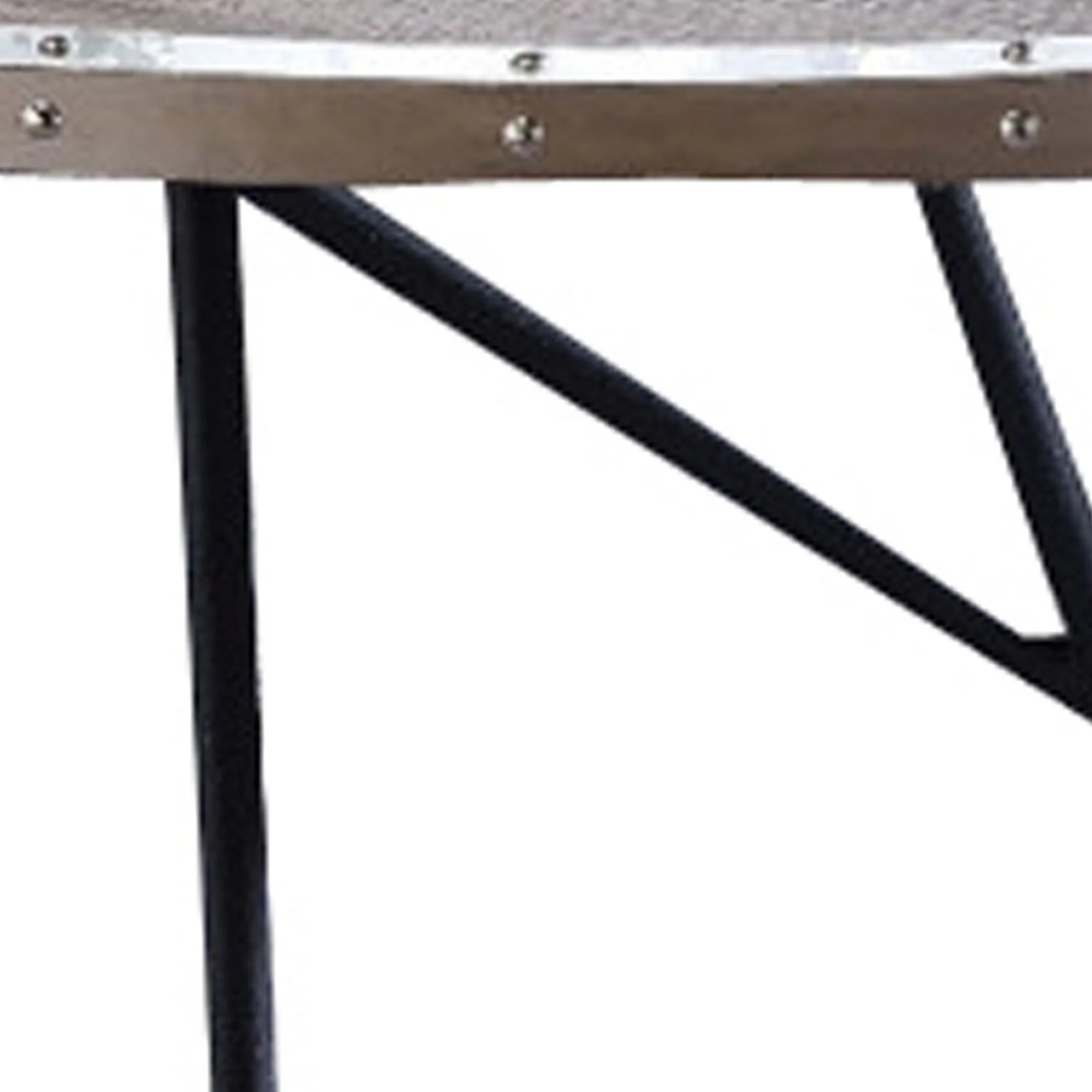 Conventional Coffee Table, Antique White By Benzara - Image 5