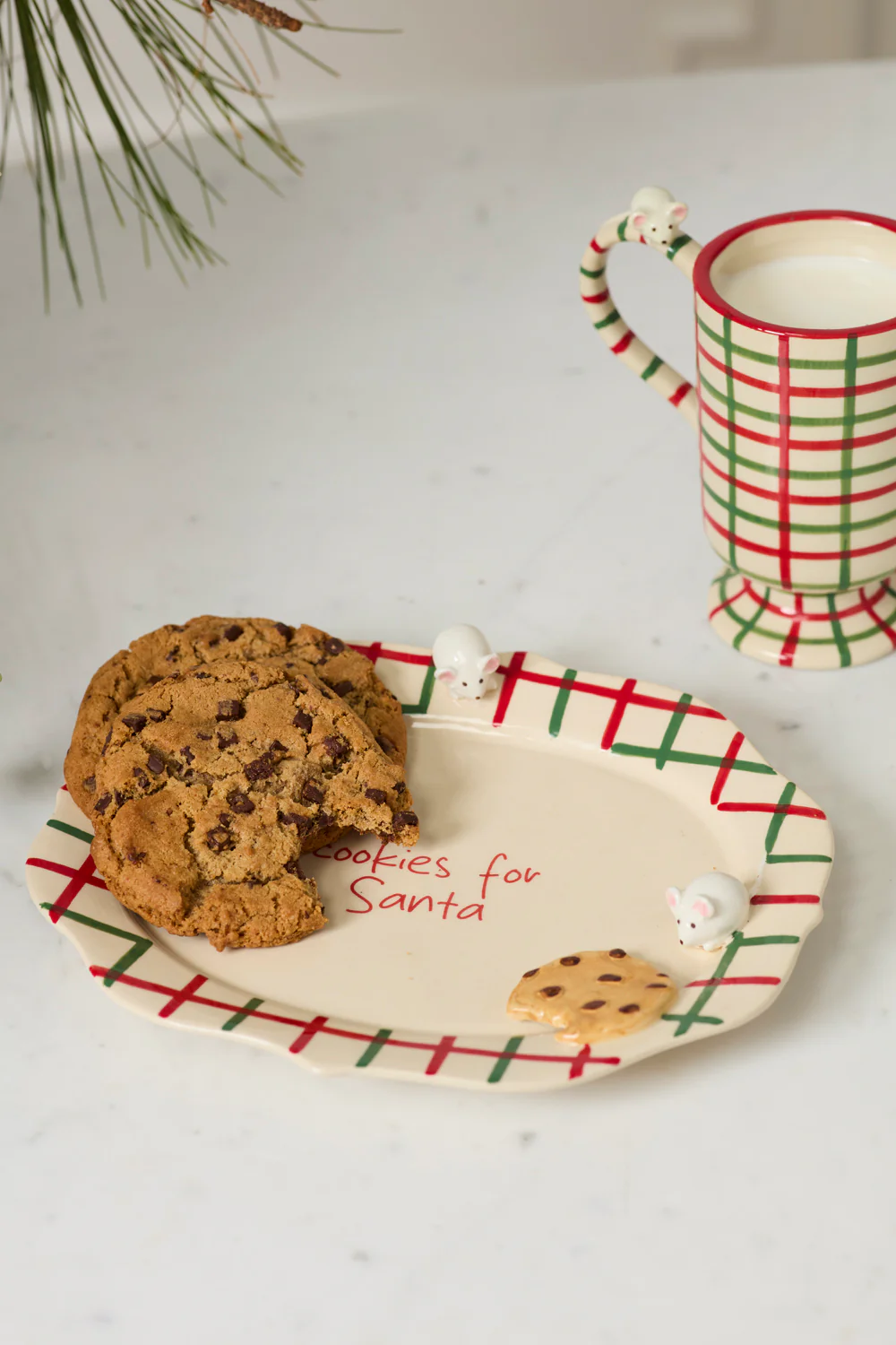 Cookies for Santa Platter Set of 4 By Accent Decor - Image 4