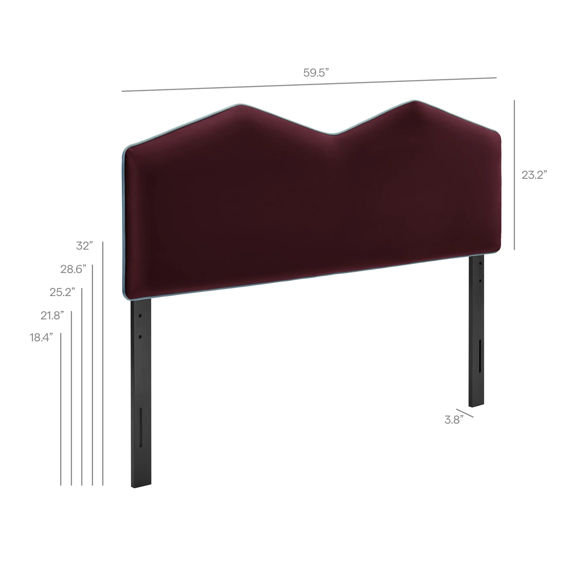 Cosette Performance Velvet Full Size Headboard by Modway - Image 23