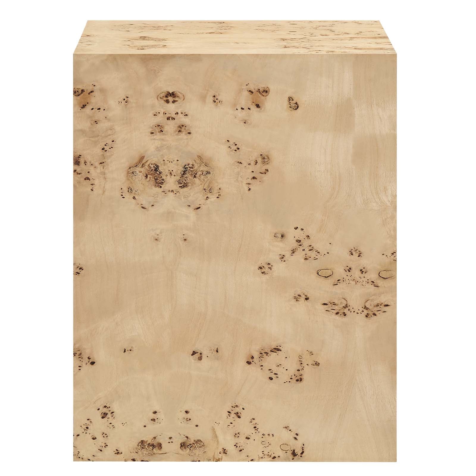 Cosmos 16" Square Burl Wood Side Table By Modway - EEI-6273 - Image 12